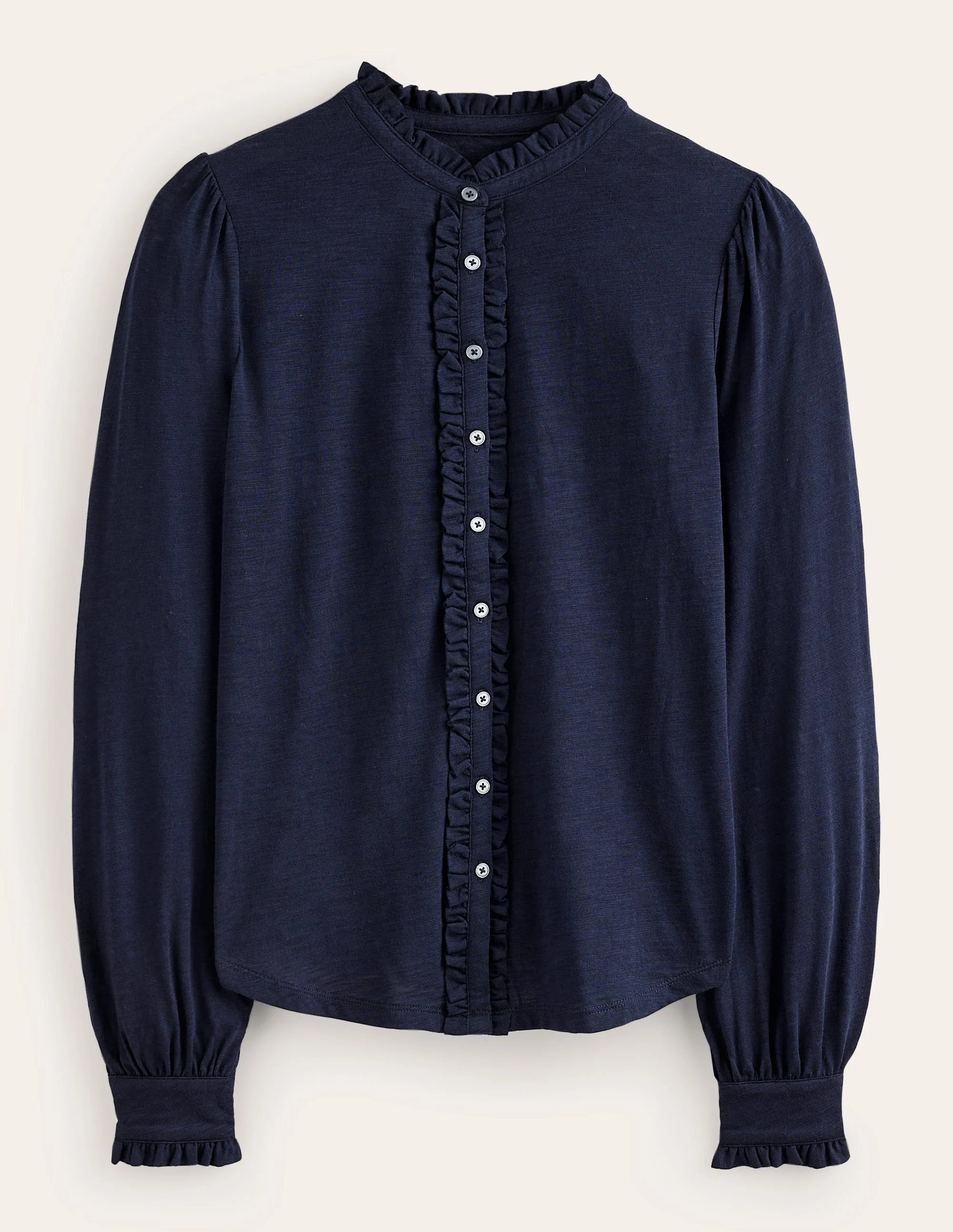 Caroline Jersey-Hemd-Aqua Marine Marl - Image 5
