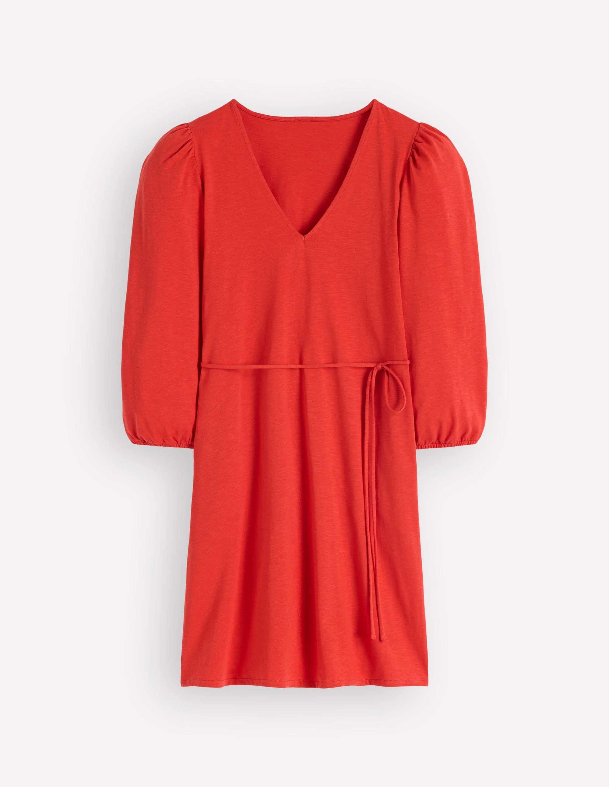 Cary Jerseykleid mit V-Ausschnitt-Blutorange - Image 5