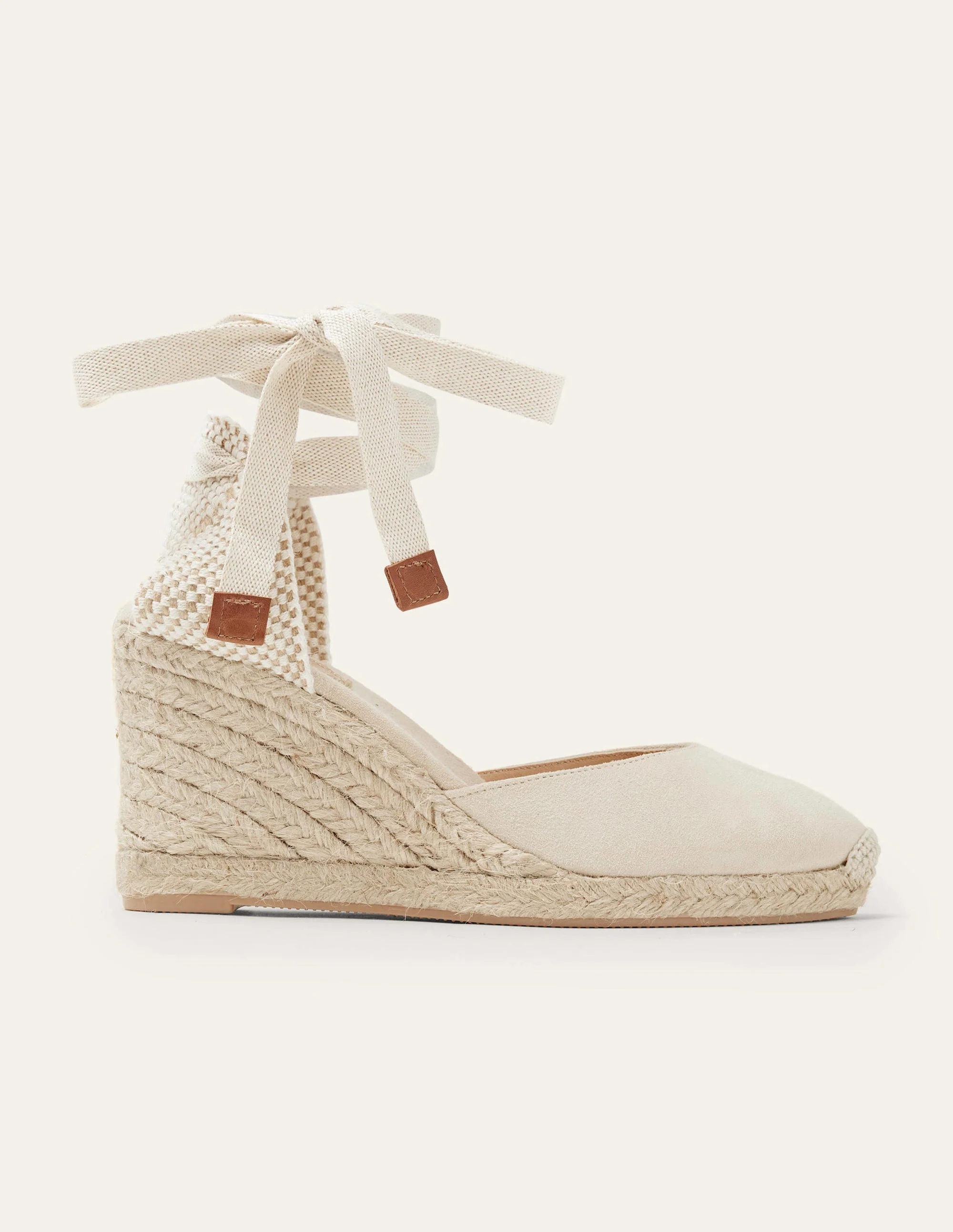 Cassie Espadrilles mit hohem Keilabsatz-Hellbeige - Image 2