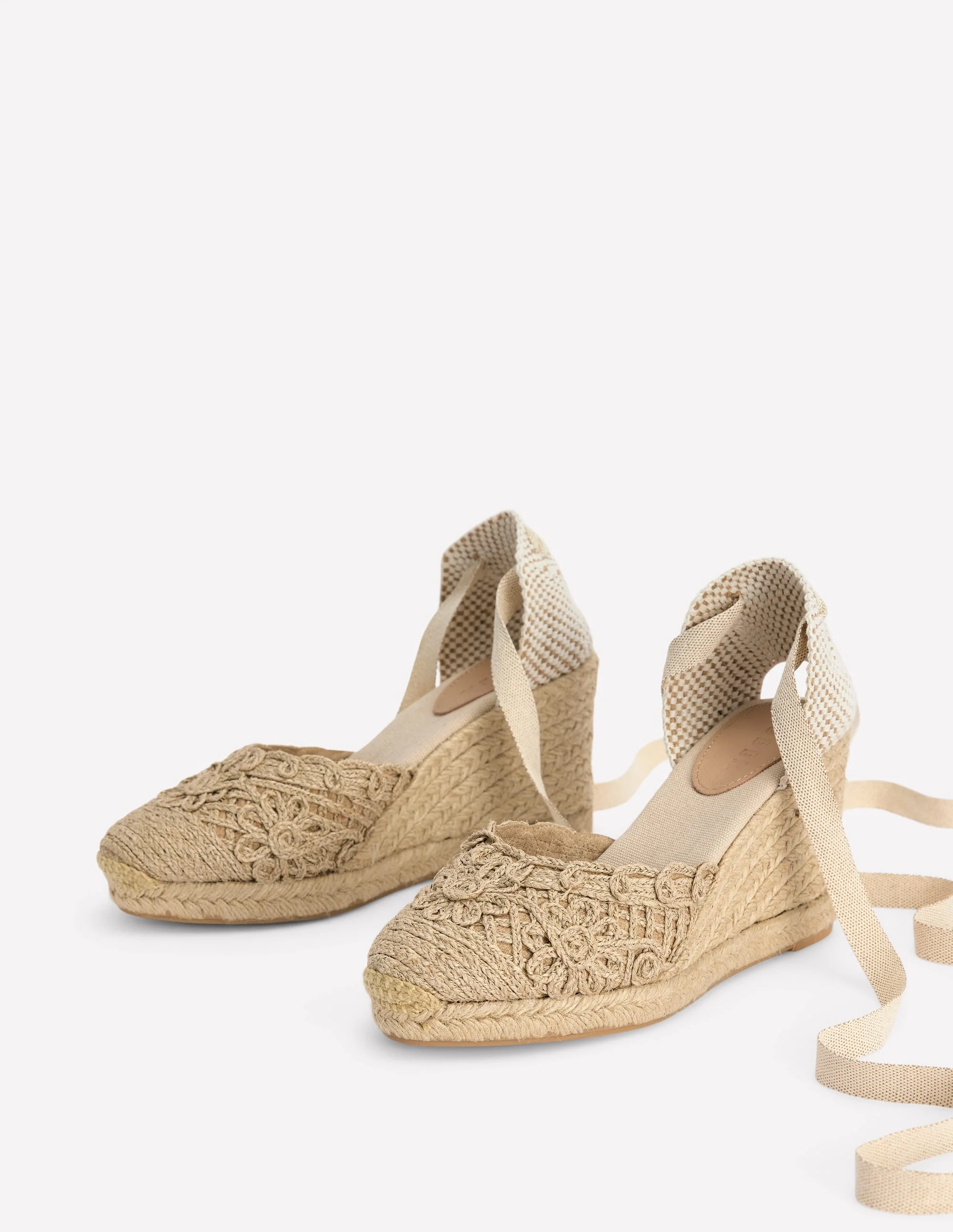 Cassie Espadrilles mit hohem Keilabsatz-Naturbelassen - Image 3
