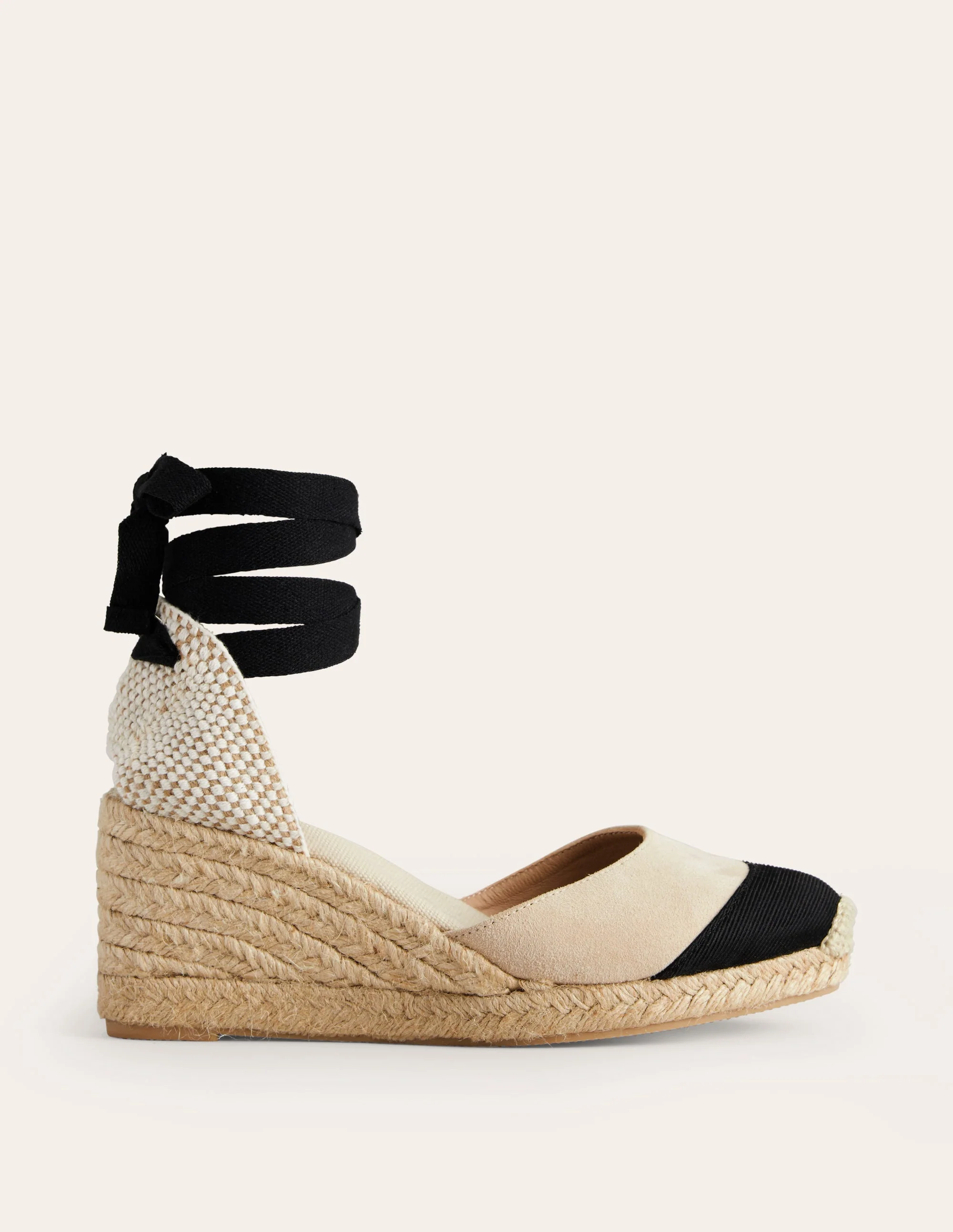 Cassie Espadrilles mit Keilabsatz-Haferbeige/Schwarz - Image 2