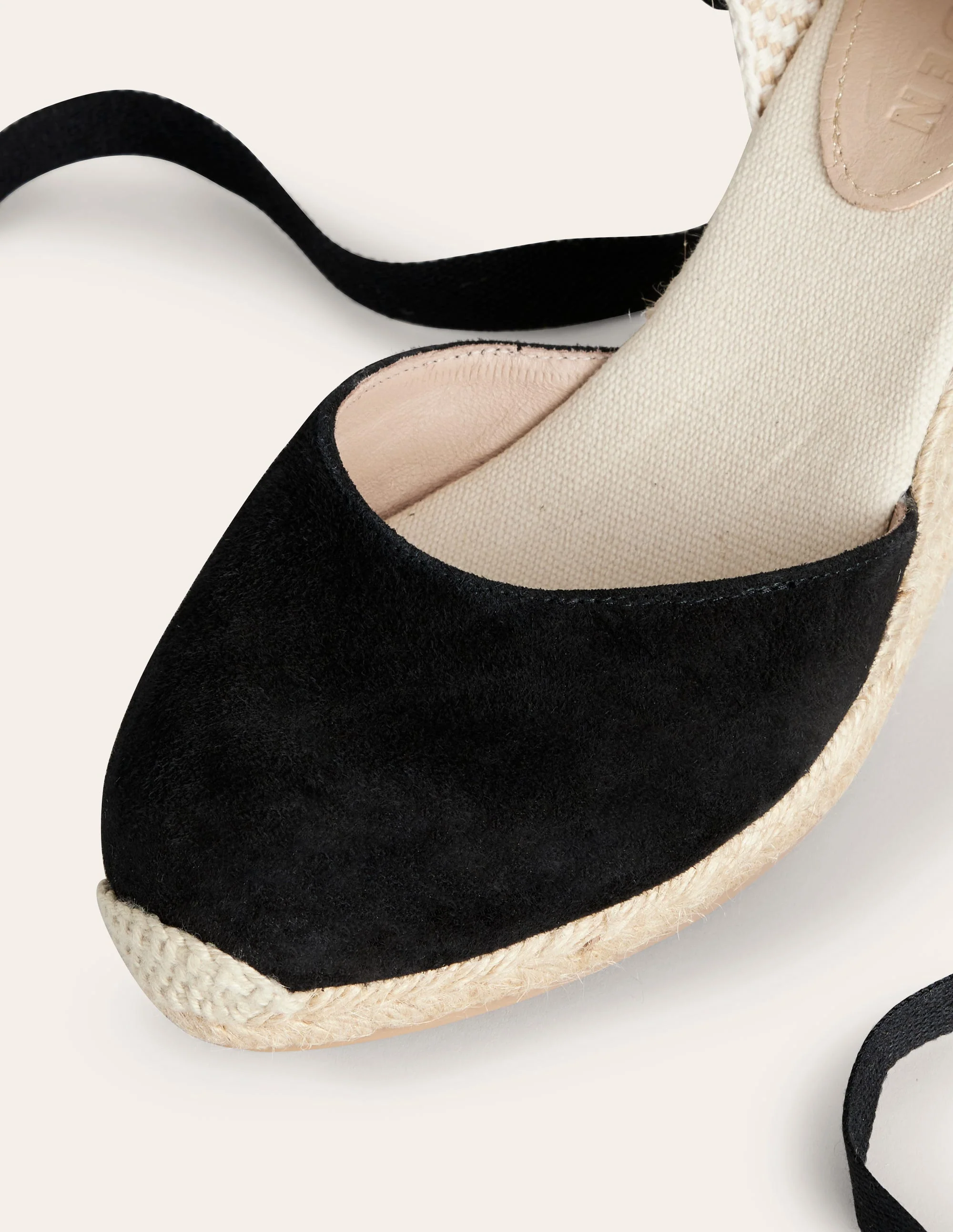 Cassie Espadrilles mit Keilabsatz-Schwarz - Image 4