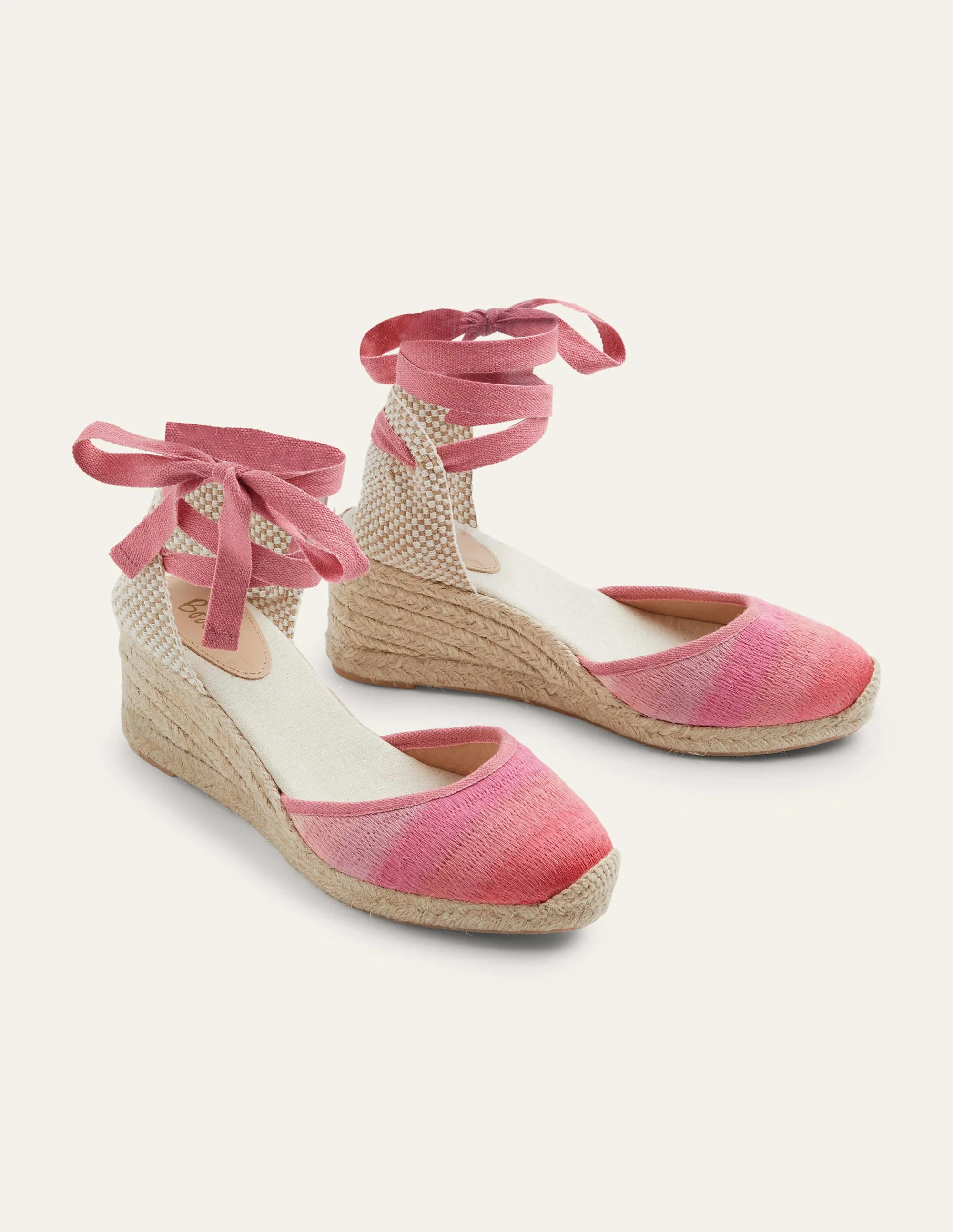 Cassie Espadrilles mit Keilabsatz-Wildrose, Schimmernd - Image 2