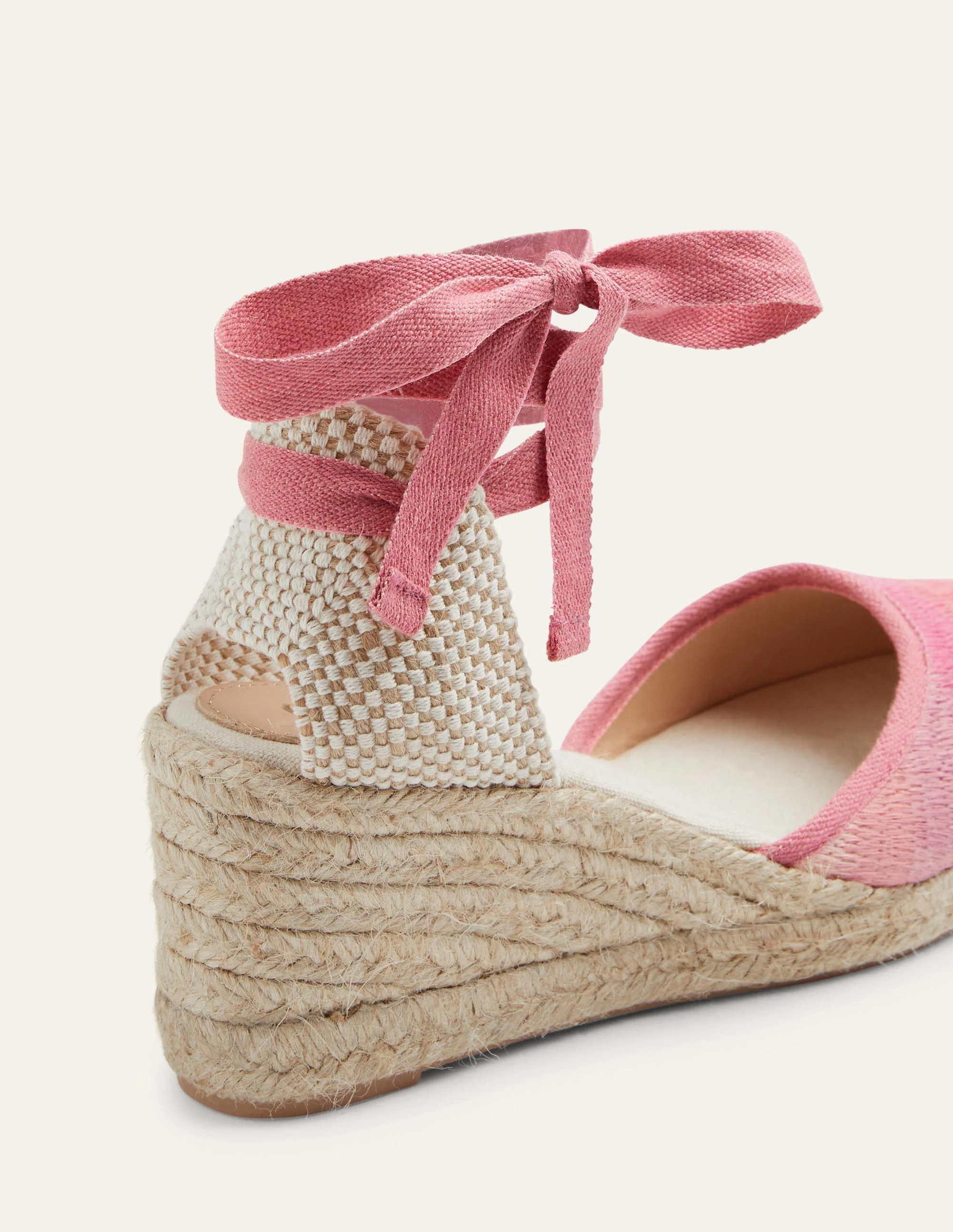 Cassie Espadrilles mit Keilabsatz-Wildrose, Schimmernd - Image 3