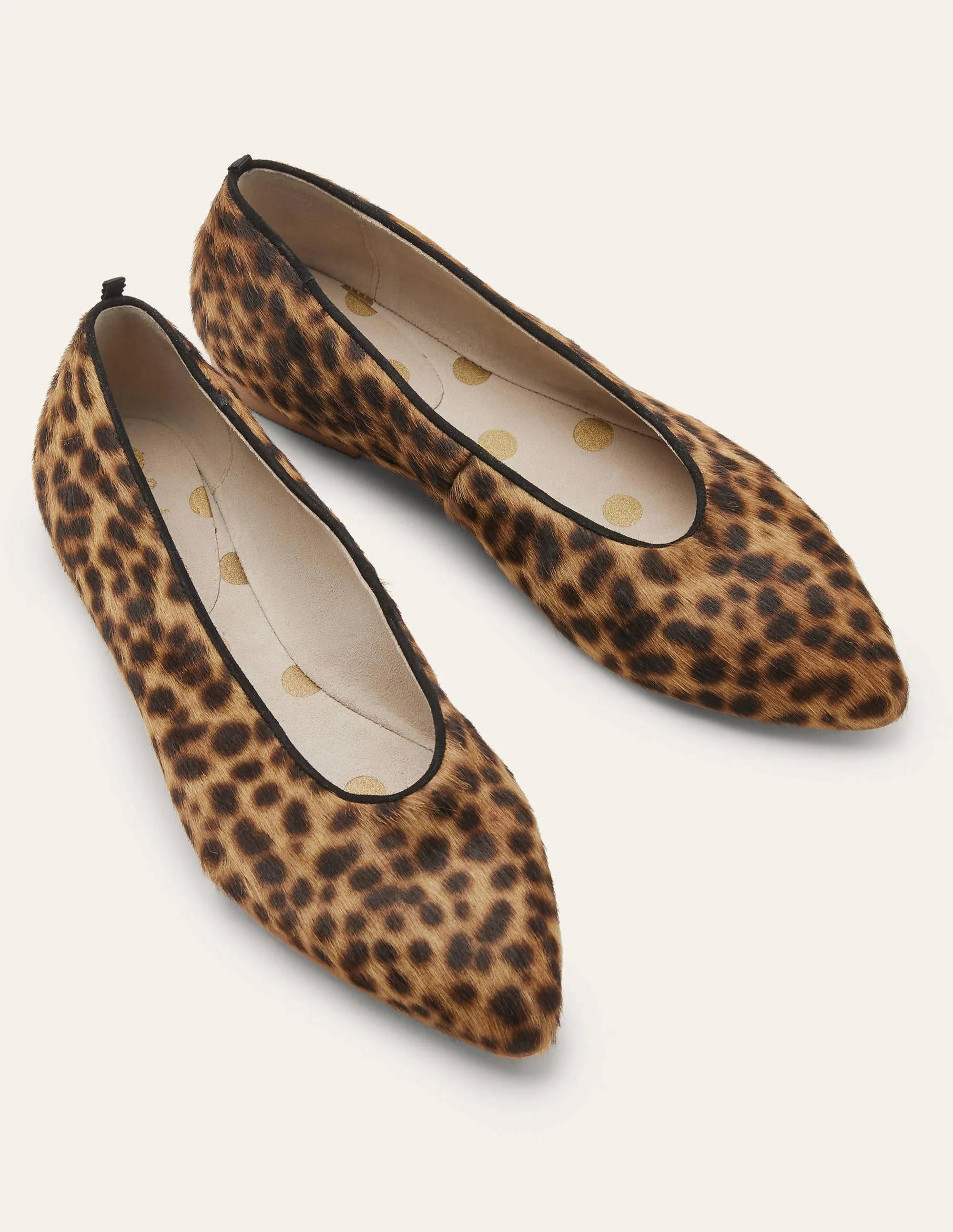 Catriona Ballerinas-Hellbraun, Leopardenmuster