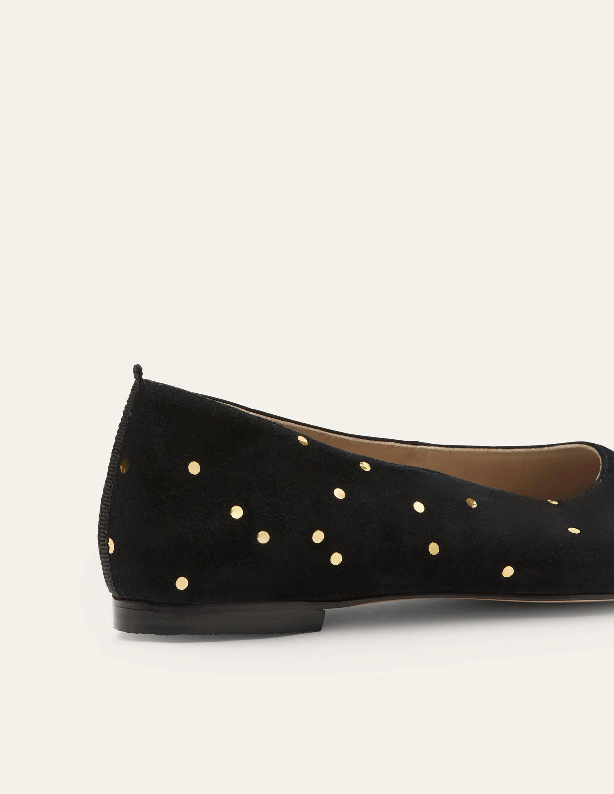 Catriona Ballerinas-Schwarz/Gold, Verstreute Tupfen - Image 4