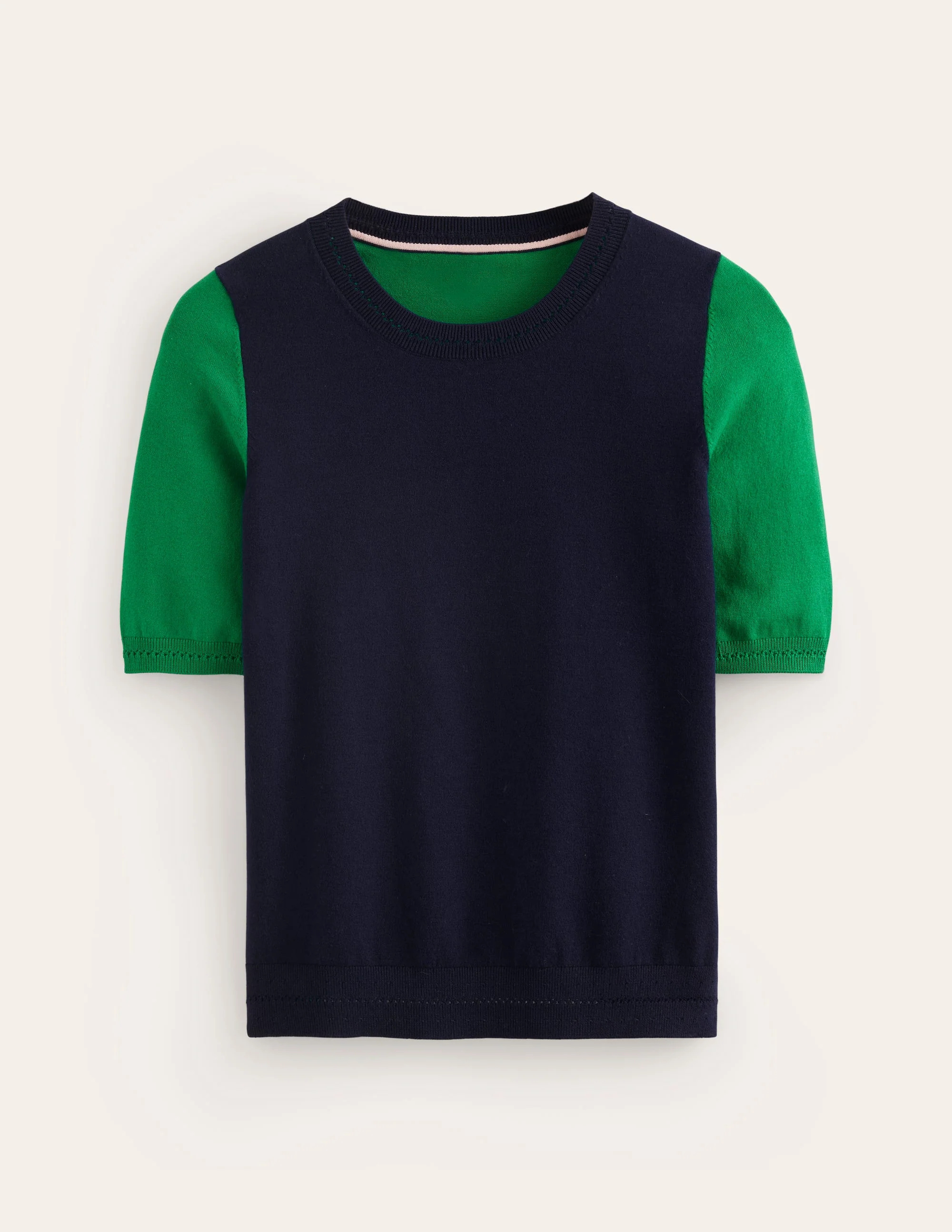 Catriona Baumwoll-T-Shirt mit Rundhalsausschnitt-Black - Image 5