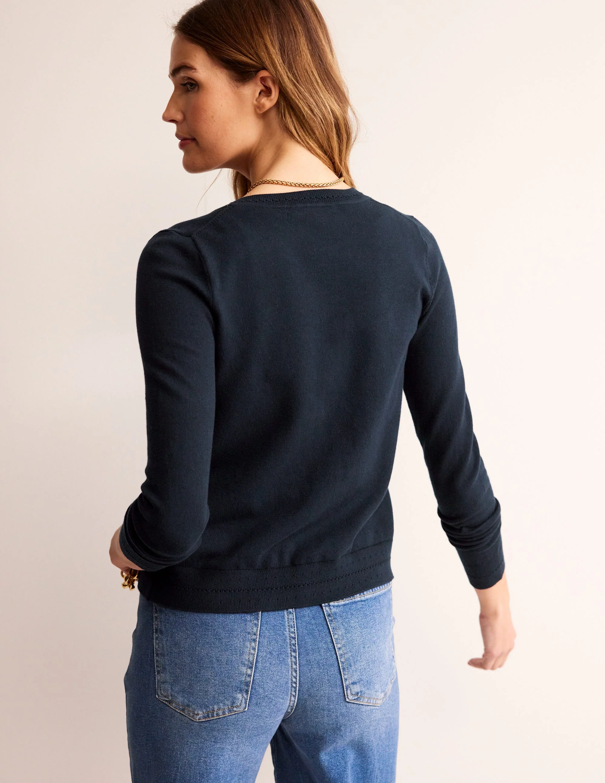 Catriona Cardigan aus Baumwolle-Aqua Marine Marl - Image 4