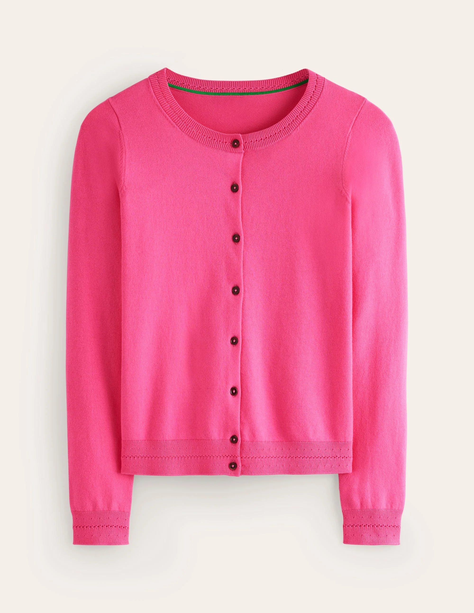 Catriona Cardigan aus Baumwolle-Karminrosa - Image 5