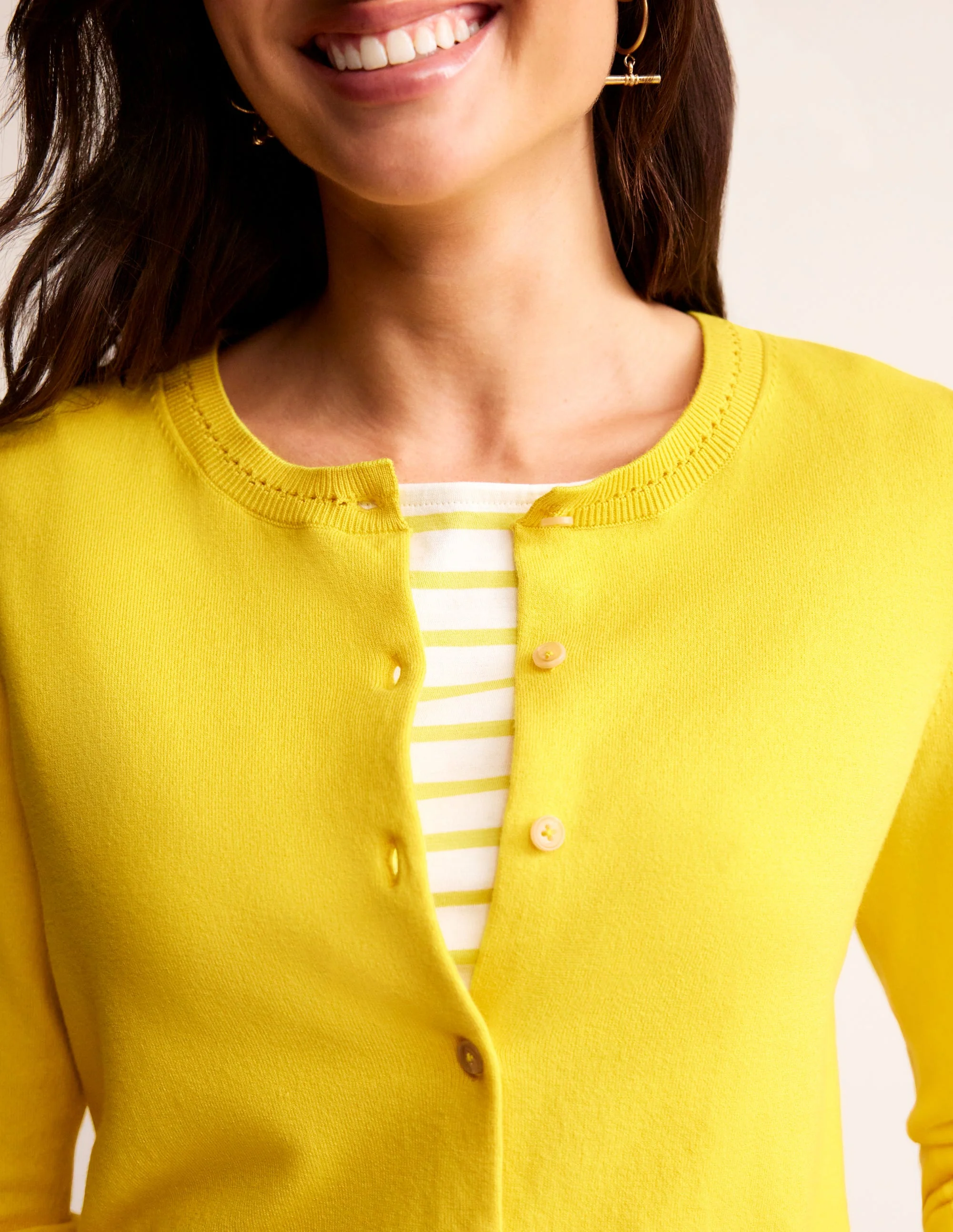 Catriona Cardigan aus Baumwolle-Mimosengelb - Image 2