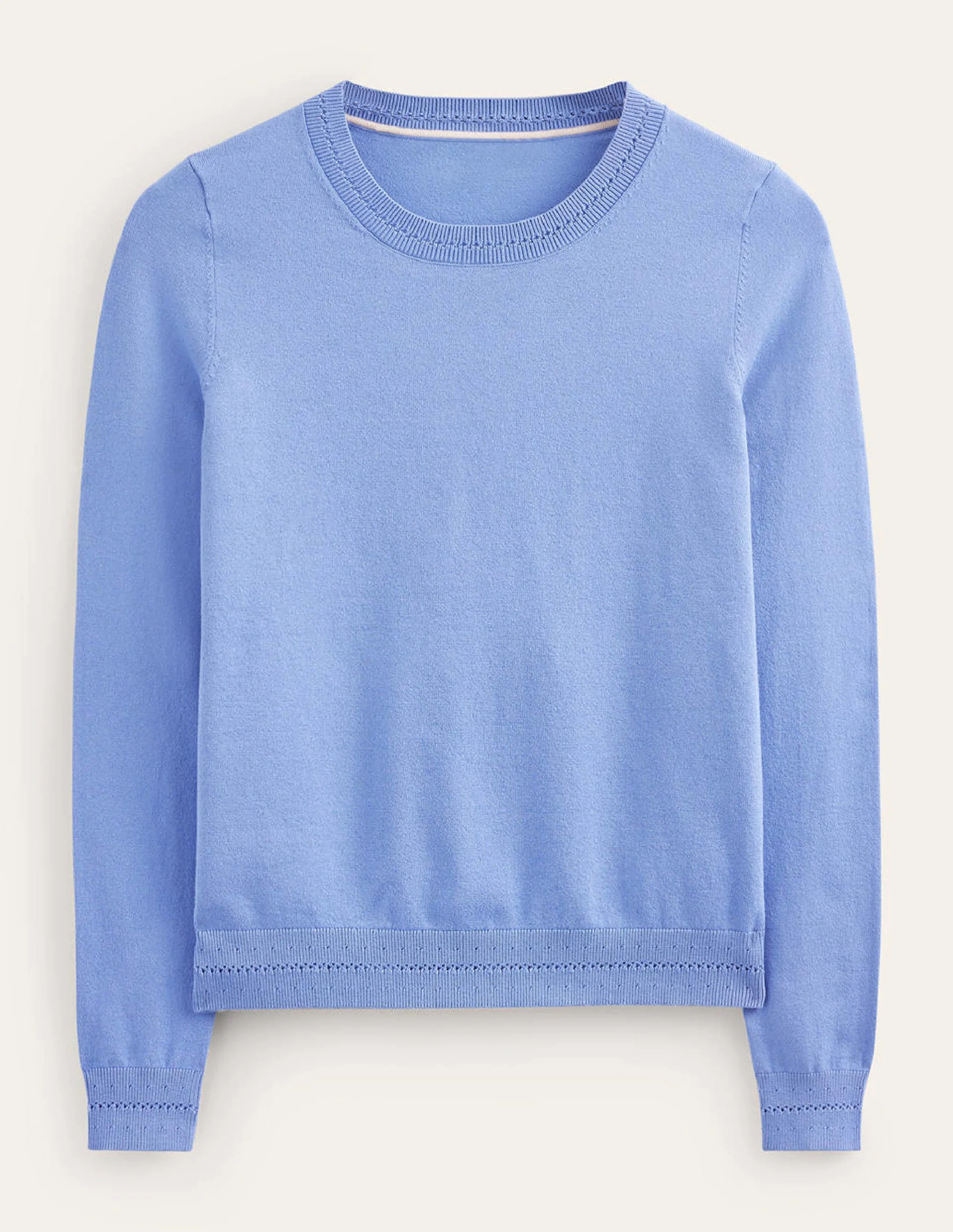Catriona Pullover aus Baumwolle mit Rundhalsausschnitt-Marina - Image 5