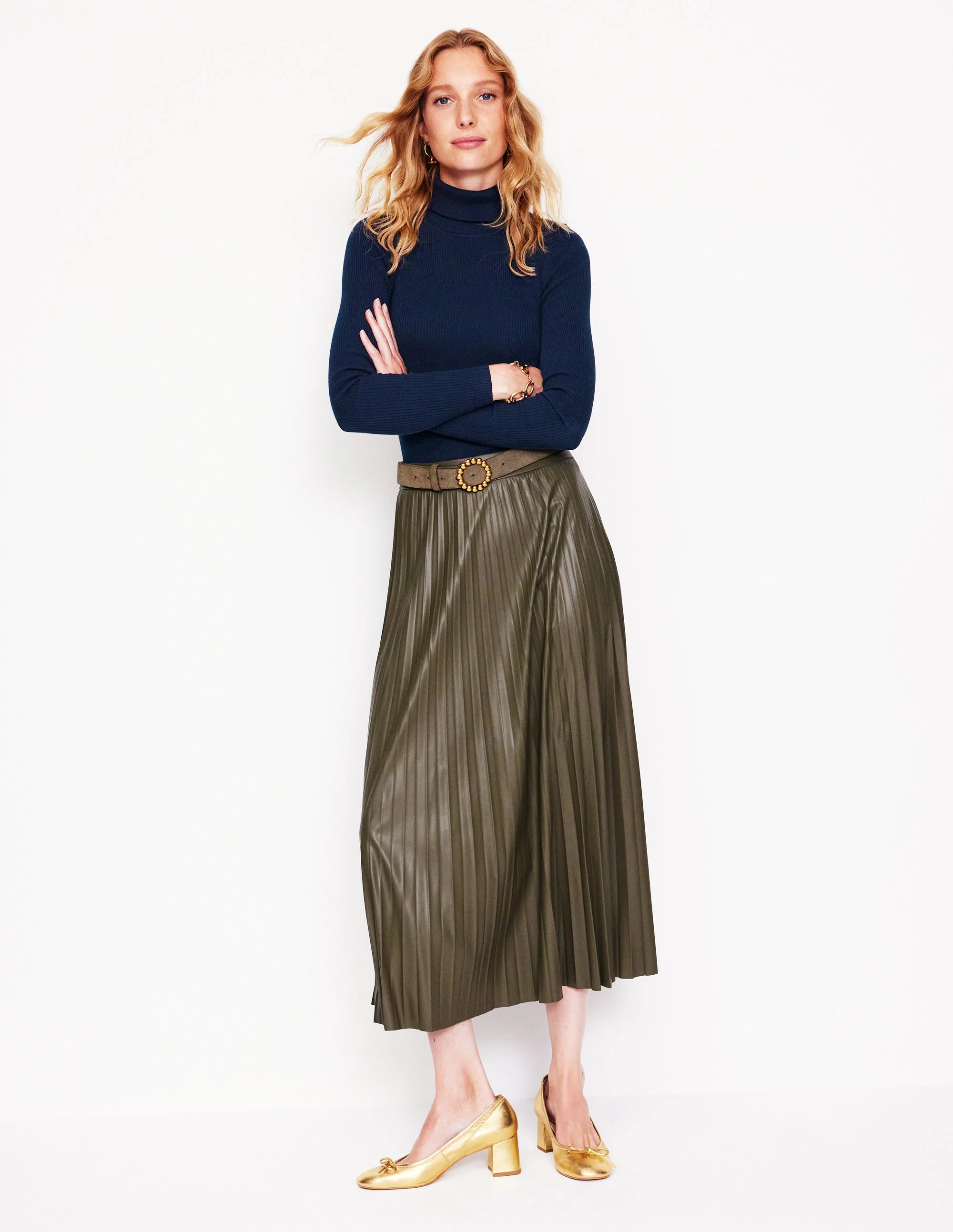 Catriona Rollkragenpullover-Aqua Marine Marl - Image 4