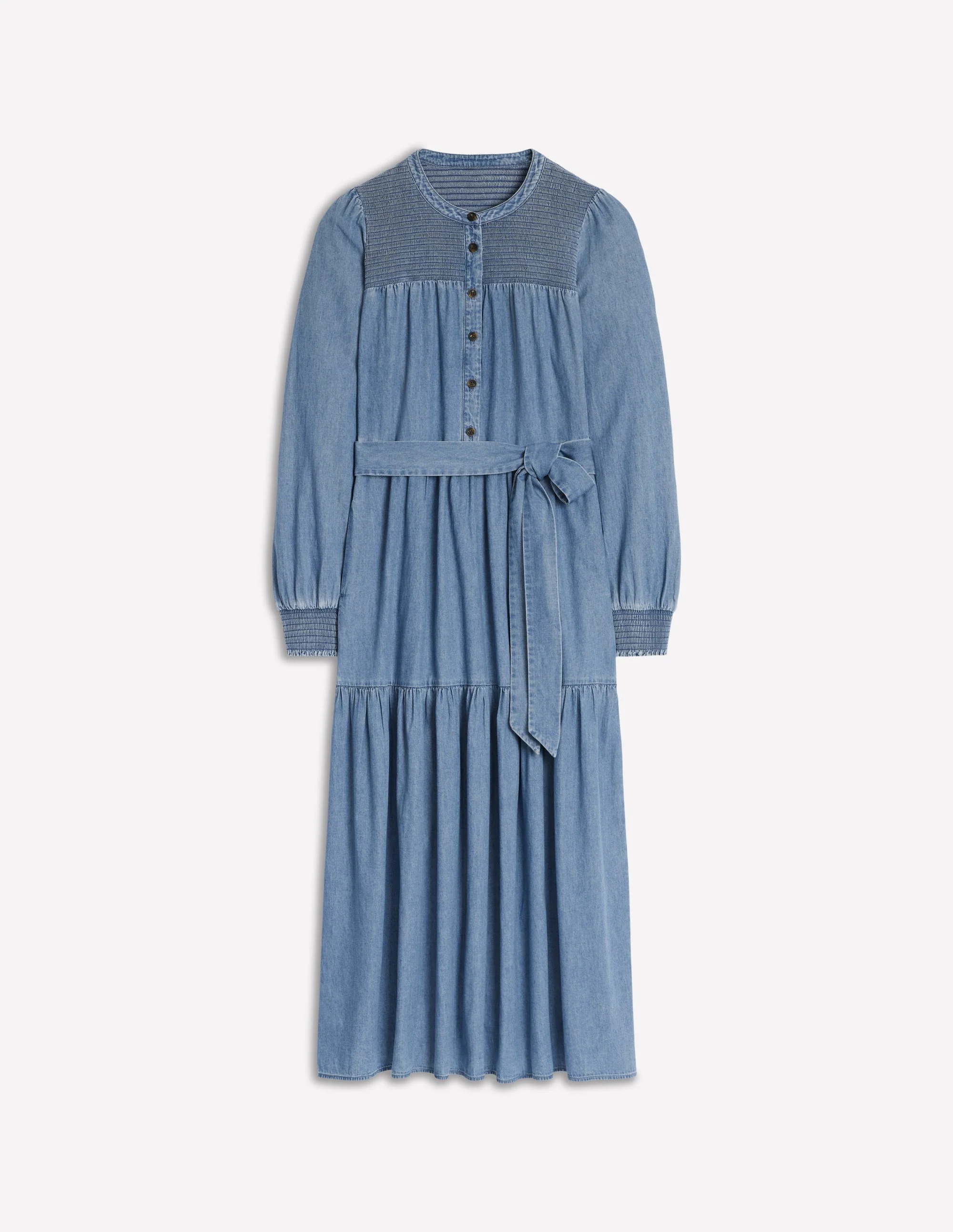 Cecily Denim-Midikleid-Helles Vintageblau - Image 5