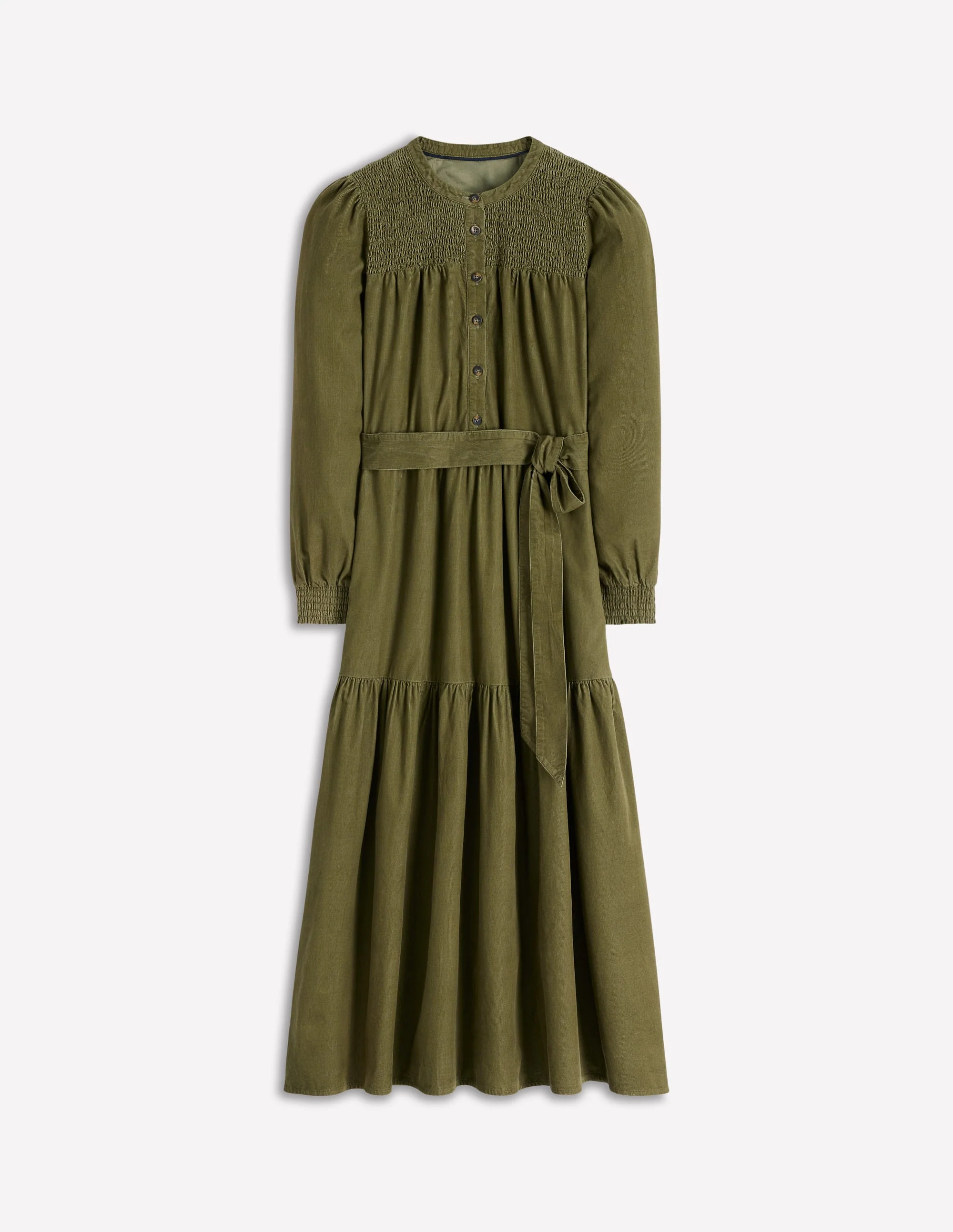 Cecily Midikleid aus Cord-Waldgrün - Image 5