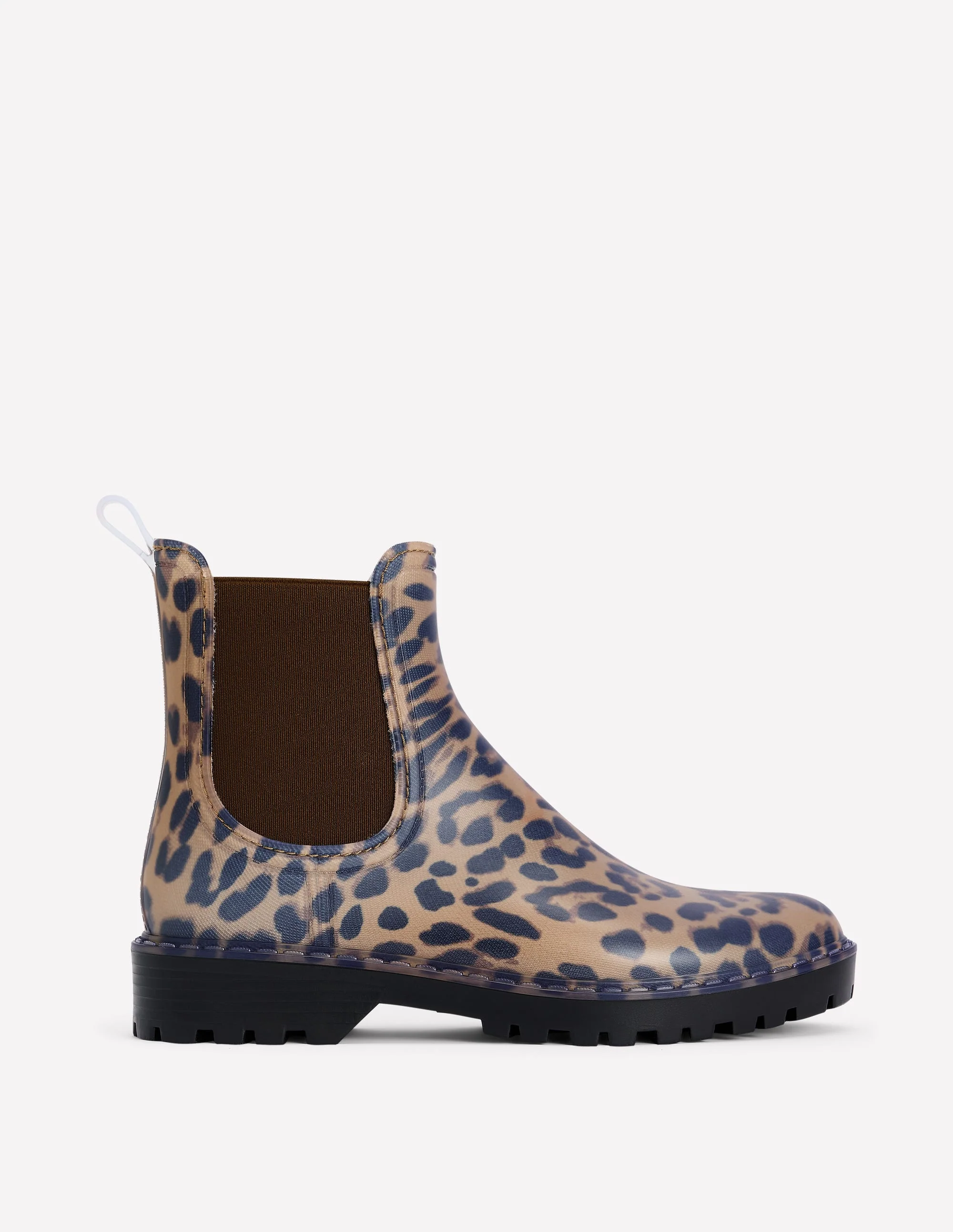 Chelsea Gummistiefel-Mohair, Leopardenmuster