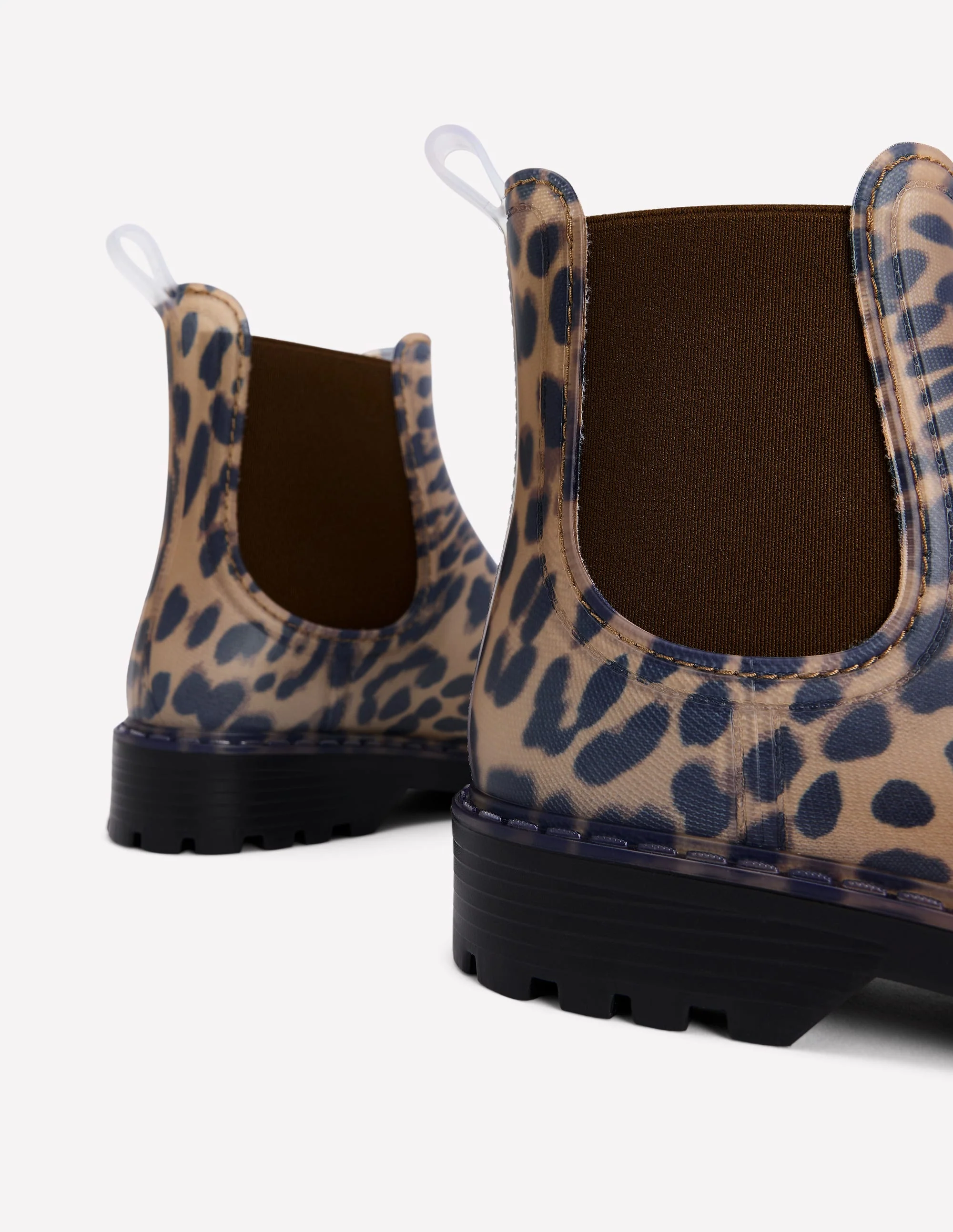 Chelsea Gummistiefel-Mohair, Leopardenmuster - Image 4