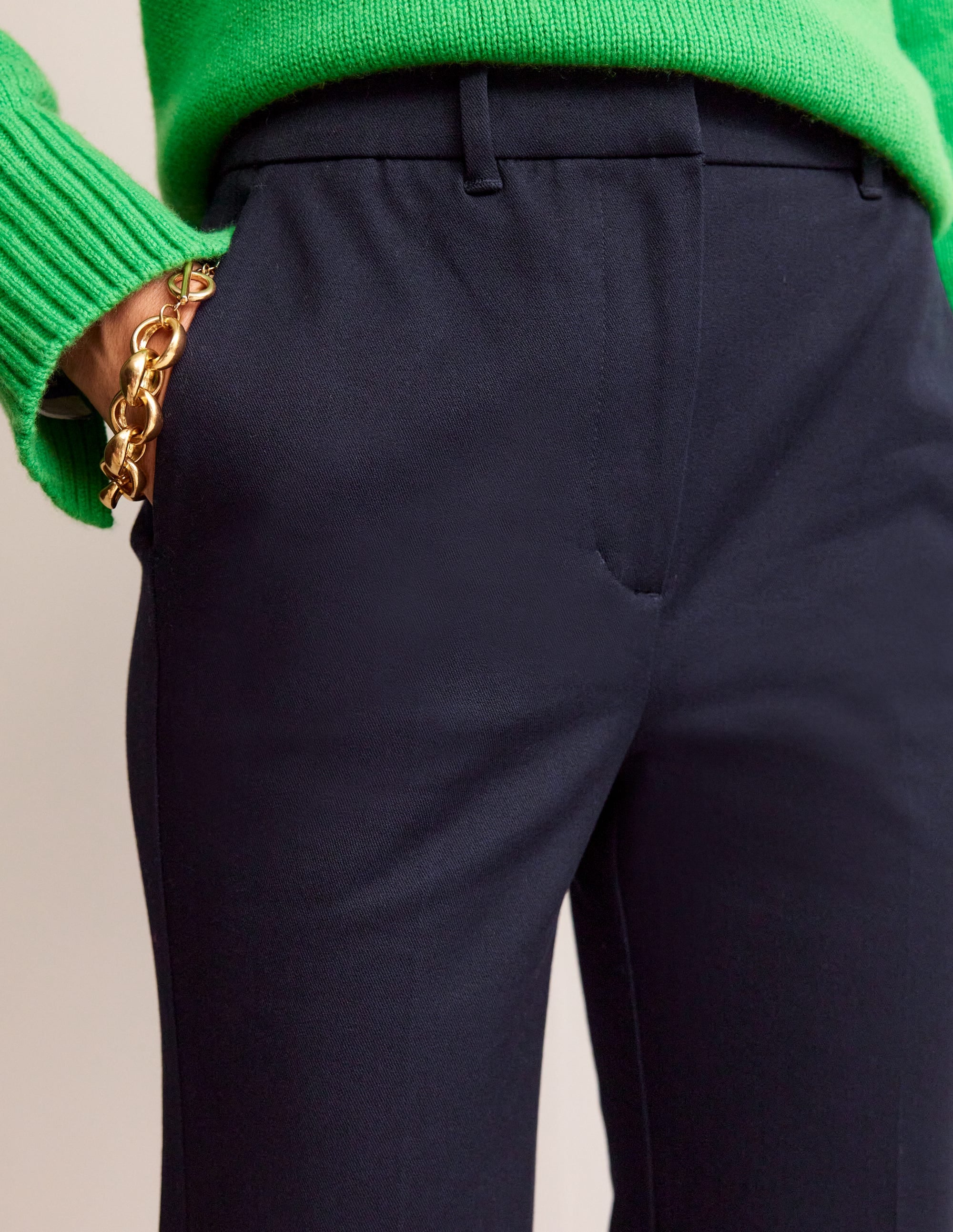 Chelsea-Hose aus 2-Wege-Stretch-Marineblau - Image 2