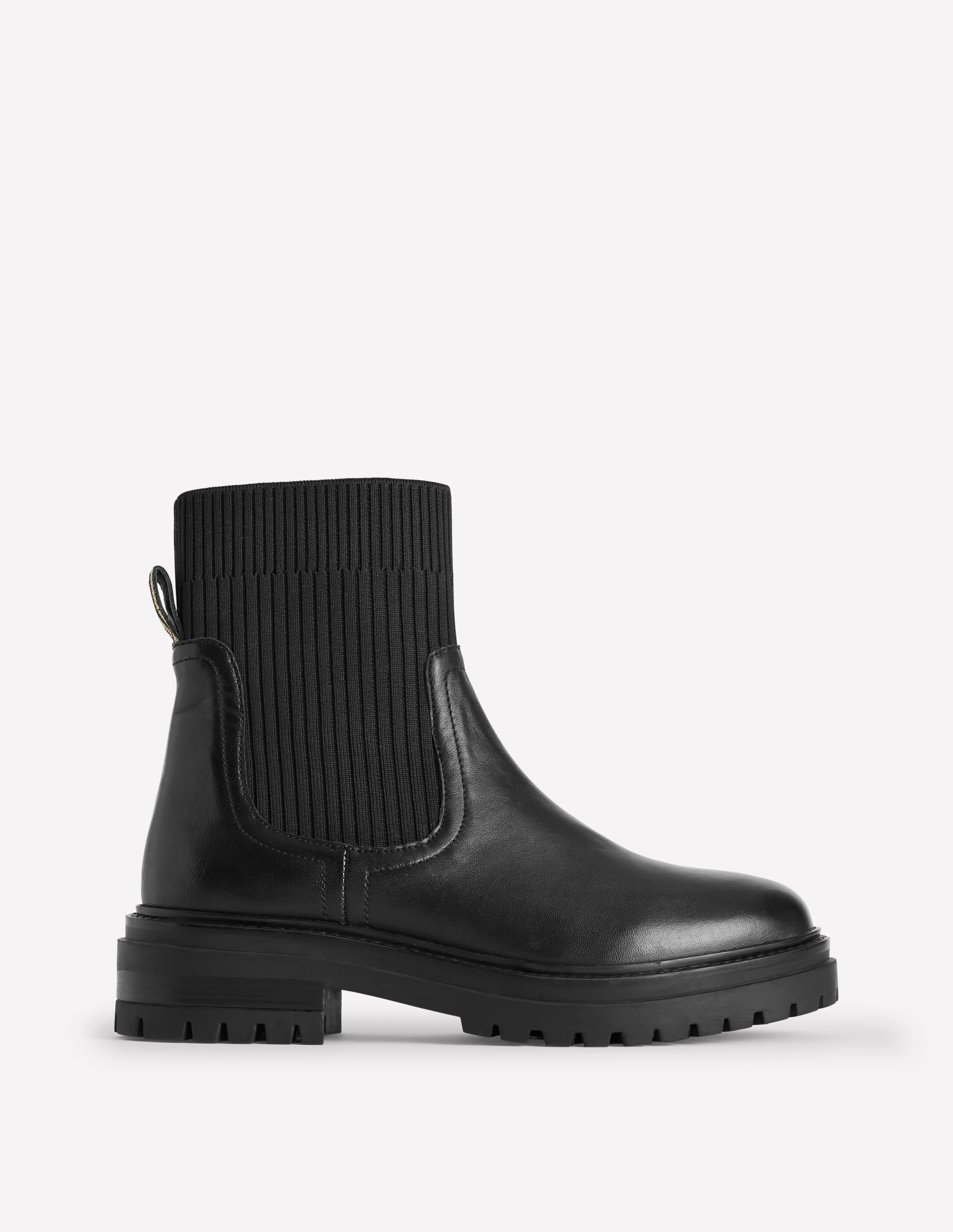 Chelsea-Stiefeletten mit Stretch-Einsätzen-Black - Image 3