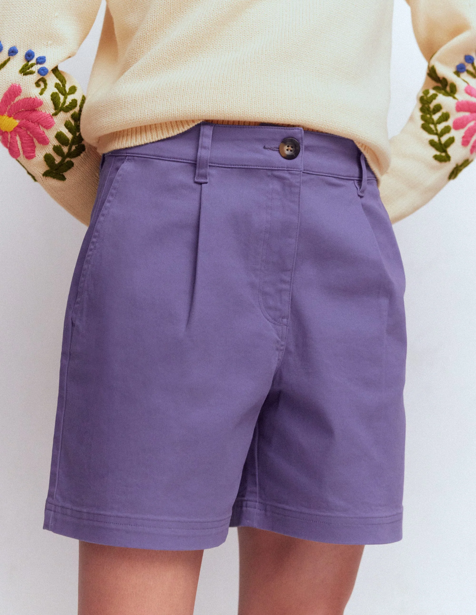 Chinoshorts-Lila Distel - Image 4