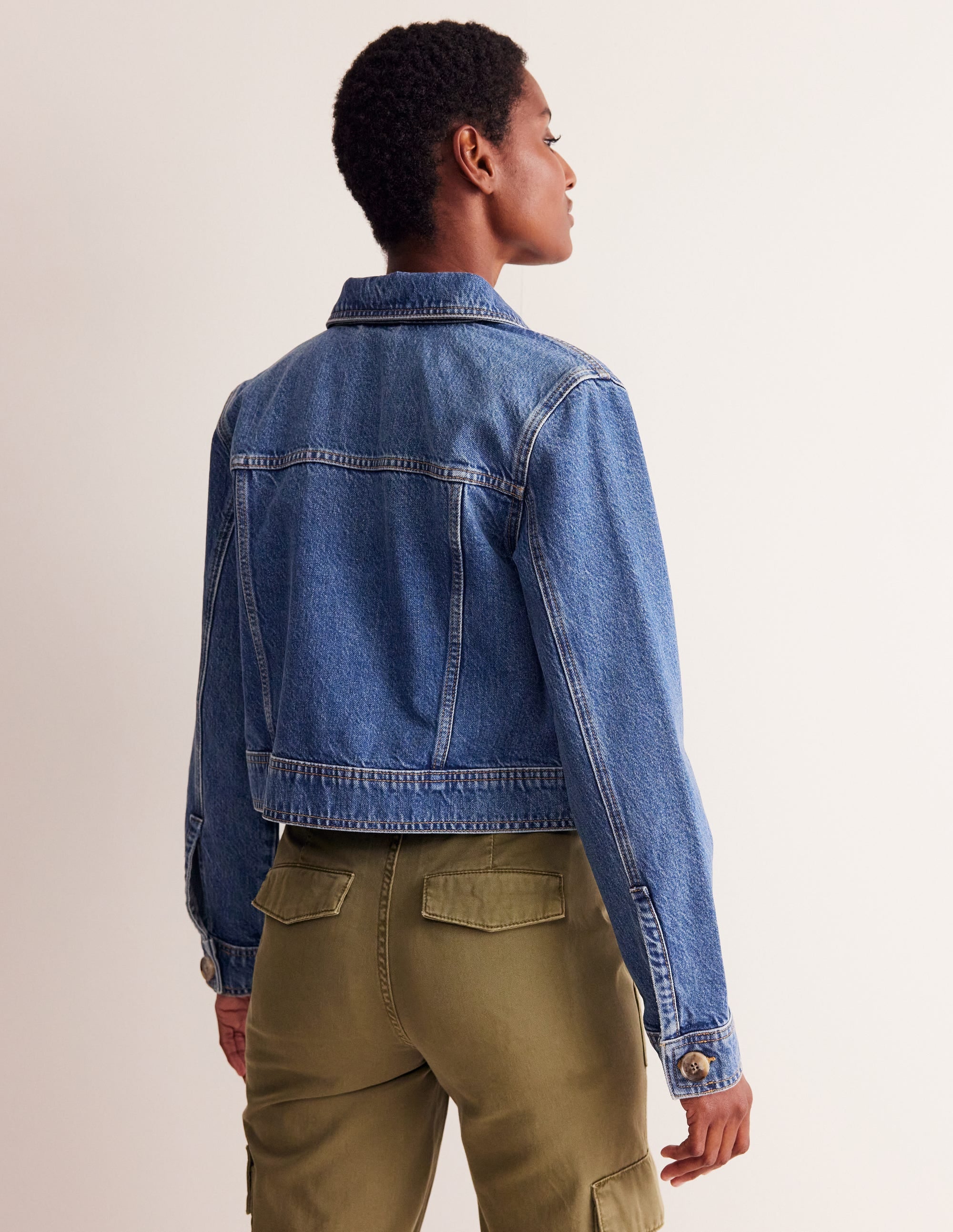Chore Jeansjacke-Beatnik Red - Image 3