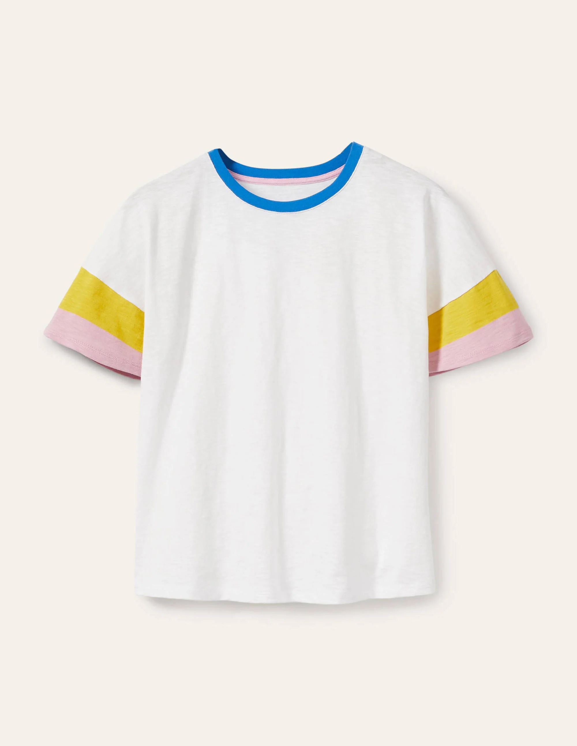 Clarissa Jersey-T-Shirt-Weiß - Image 6