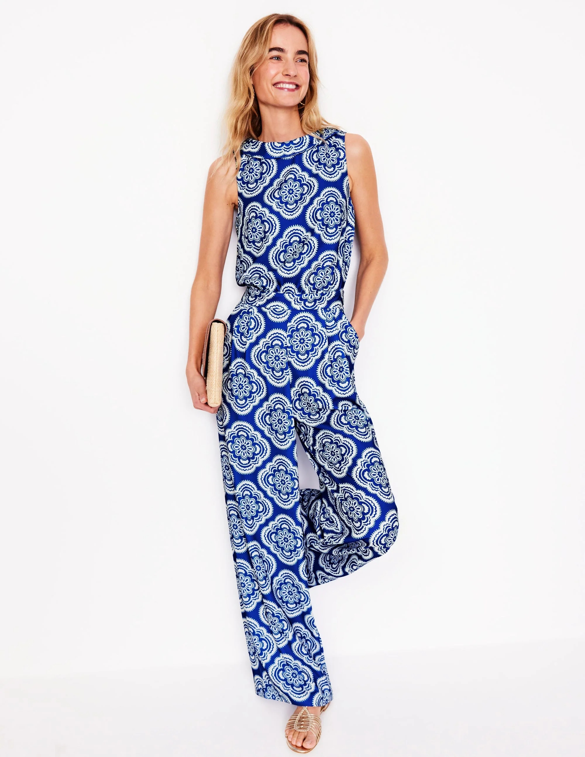 Clarissa Overall-Galerie-Blau, Botanic Blush-Motiv - Image 4