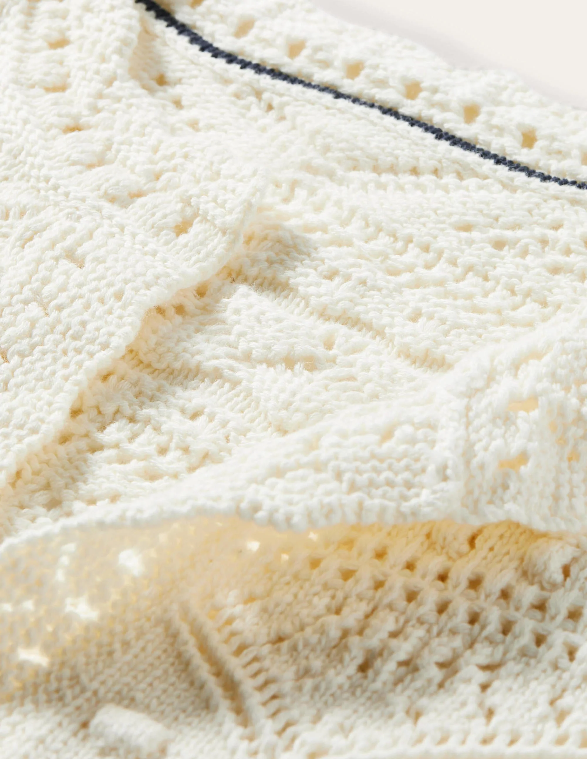 Claudia Strukturierter Strickcardigan-Naturweiß - Image 5
