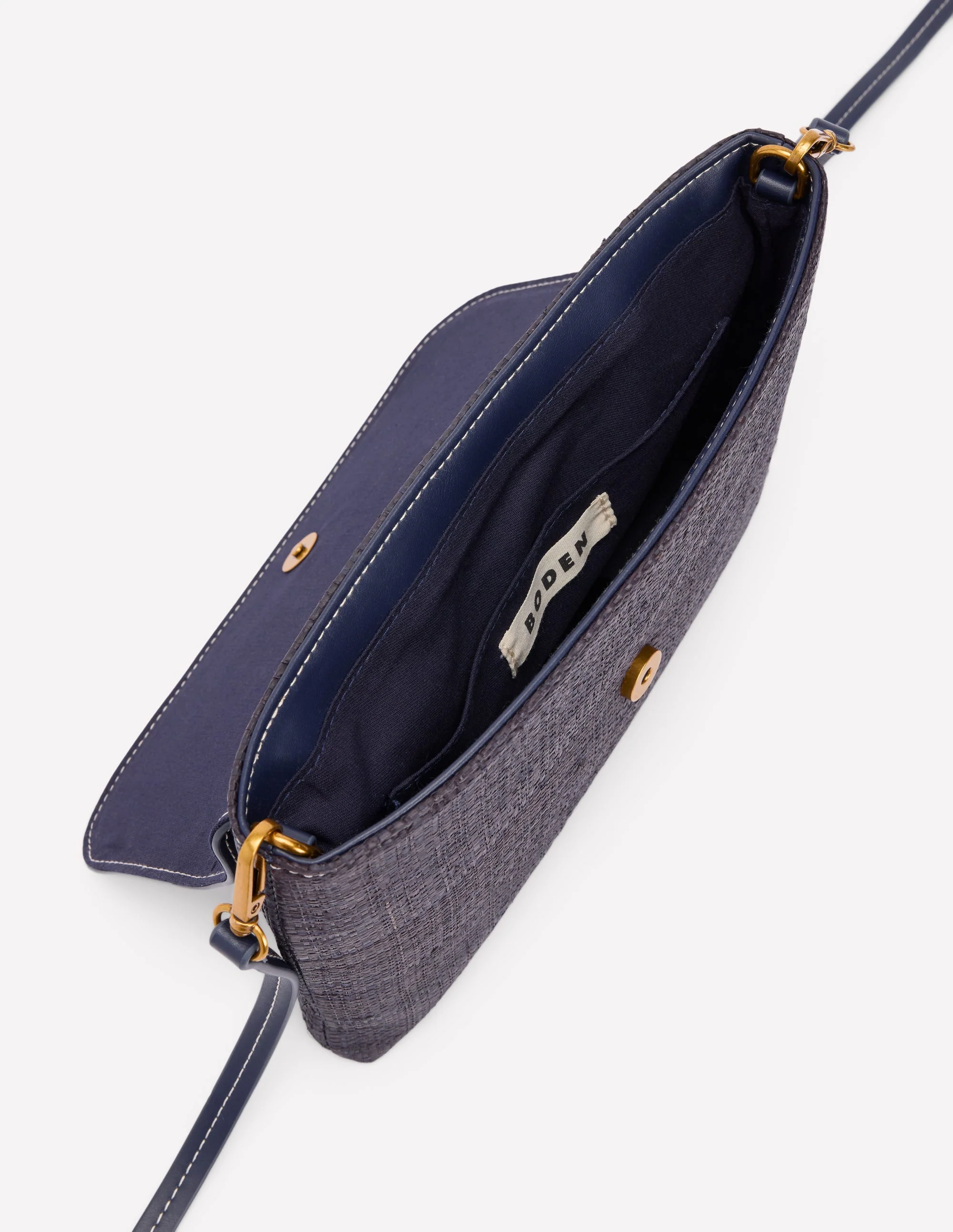 Clutch mit Trensendetail-Marineblau - Image 4