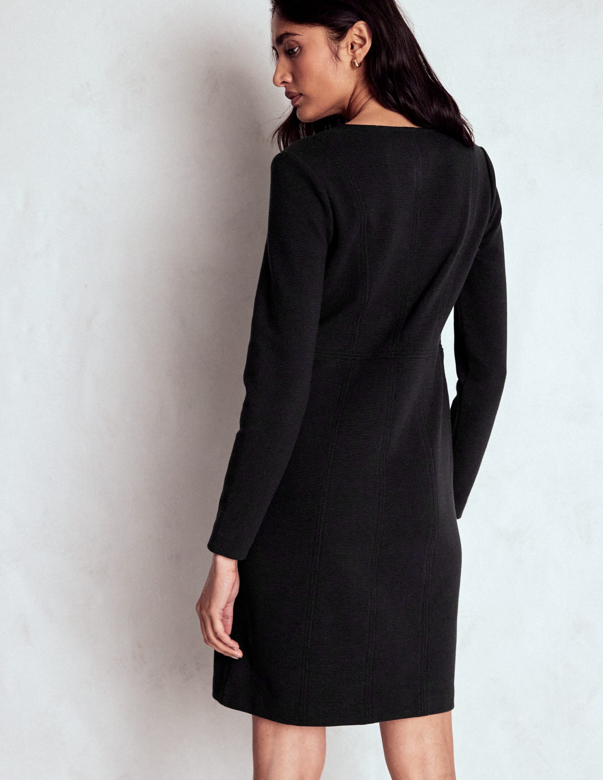 Colette Ottoman-Etuikleid-Schwarz - Image 3