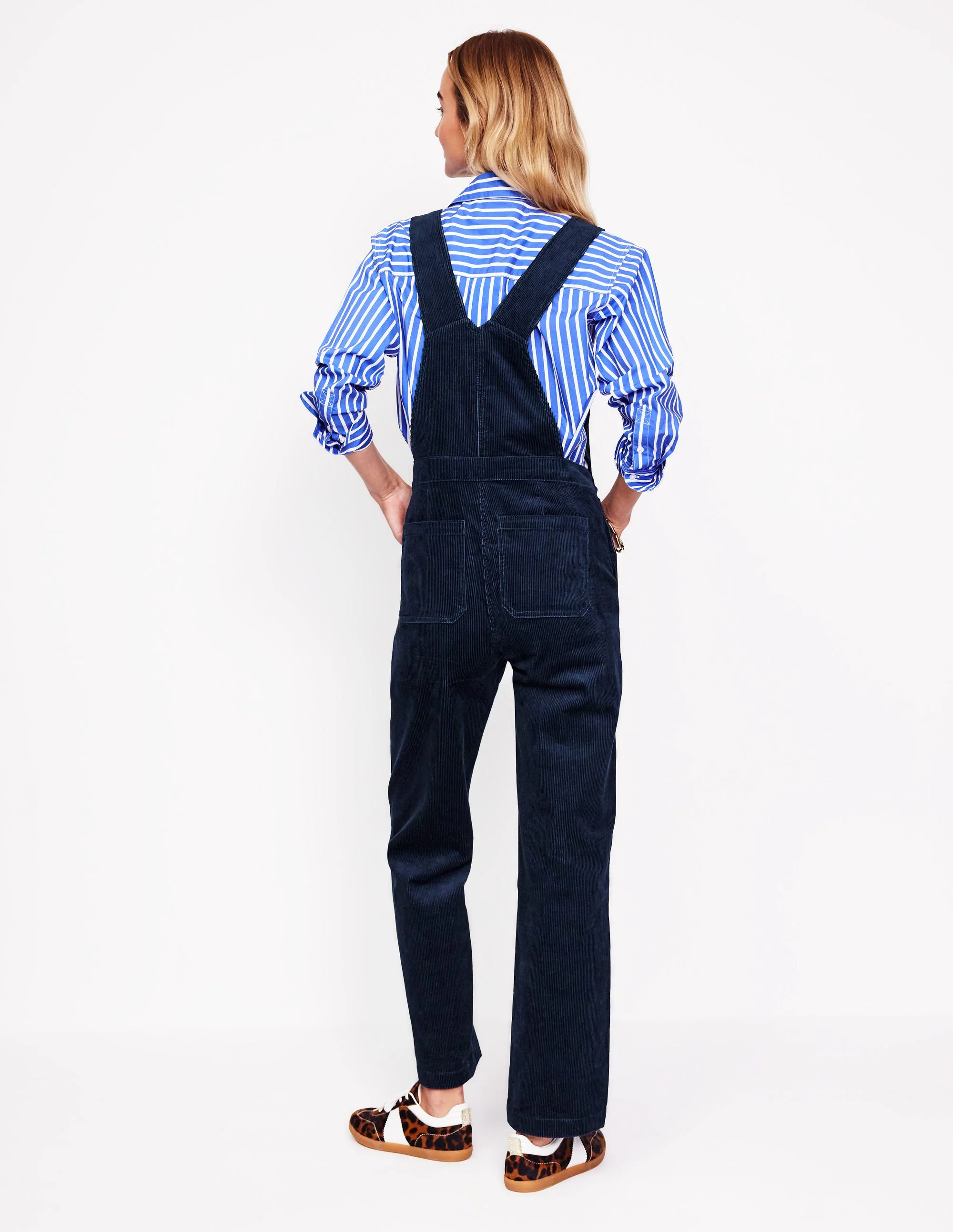 Cord-Latzhose-Aqua Marine Marl - Image 4