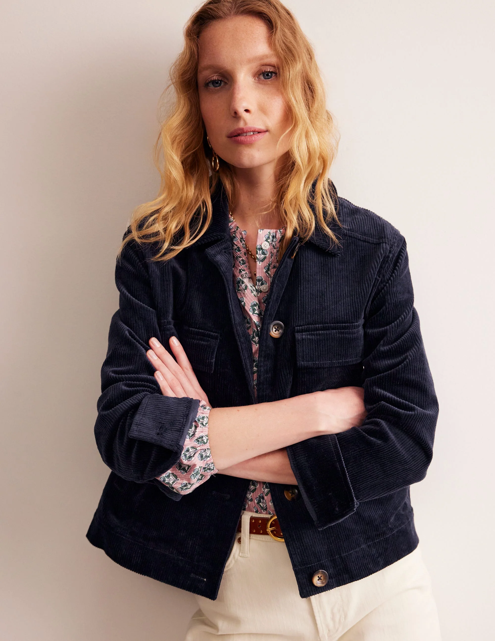 Cordjacke-Aqua Marine Marl - Image 4