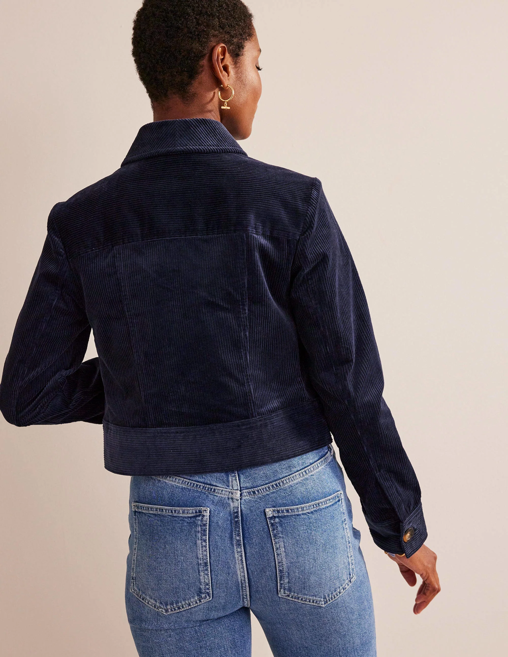 Cordjacke-Marineblau - Image 3