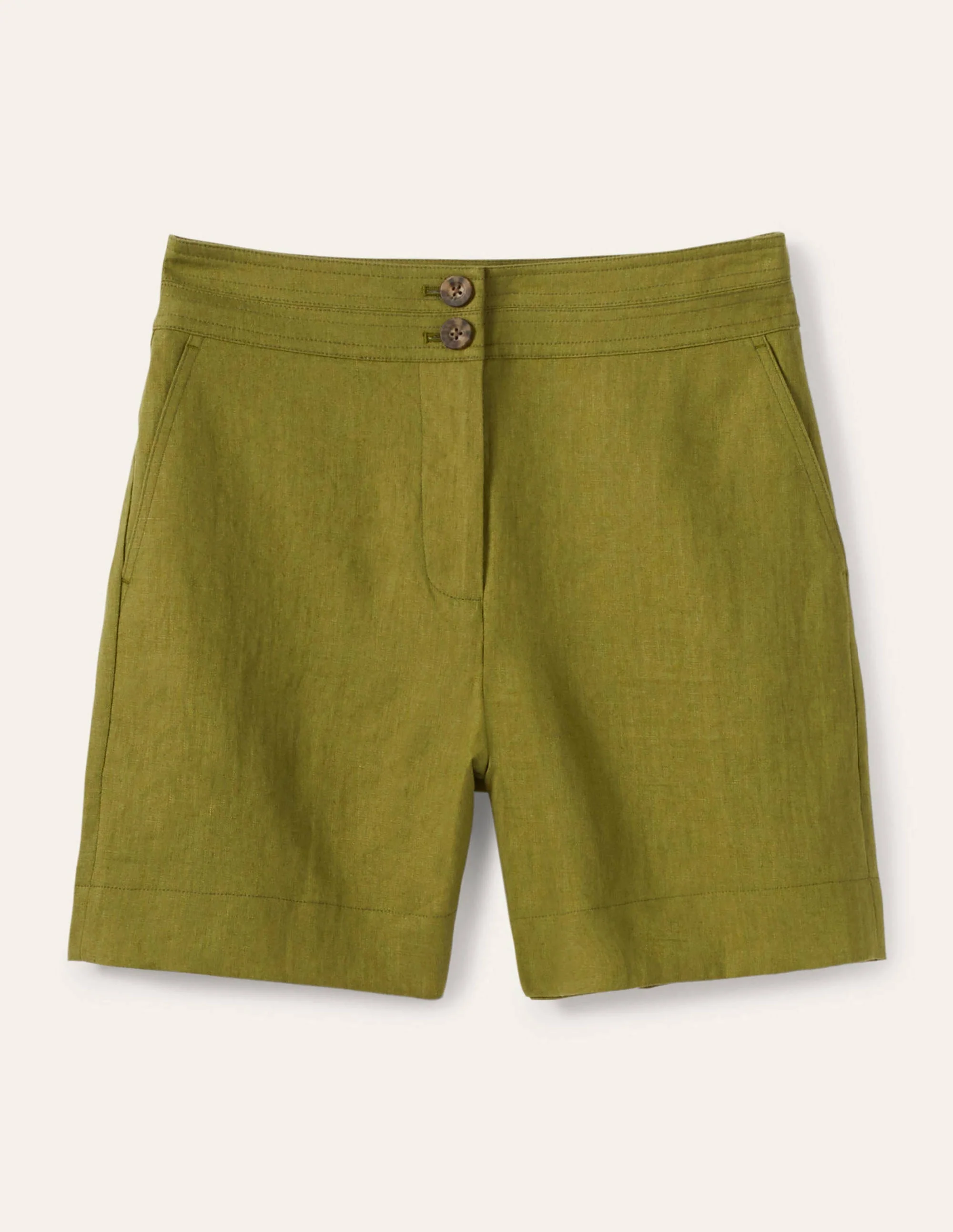 Cornwall Leinenshorts-Erbsengrün - Image 6
