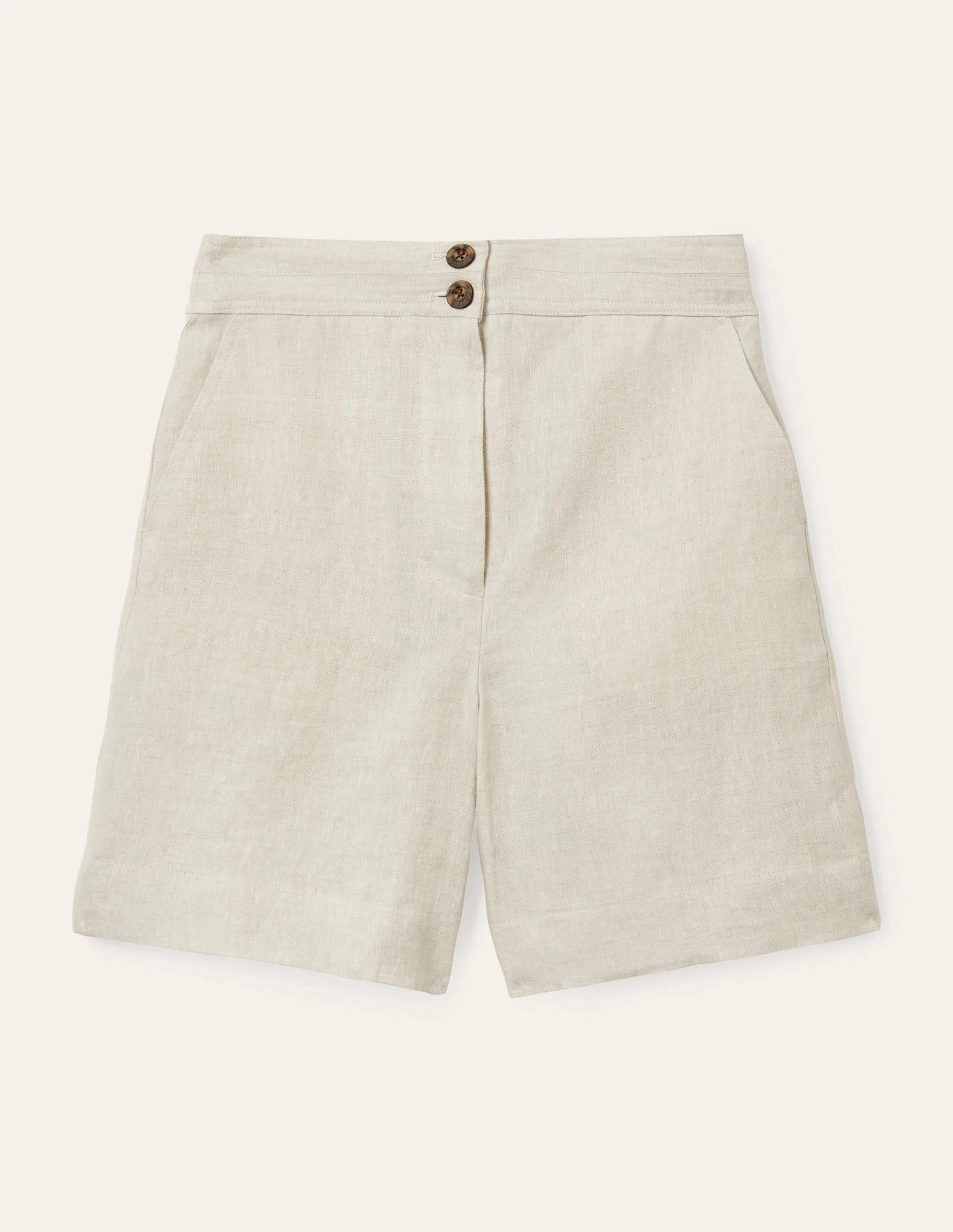 Cornwall Leinenshorts-Natur - Image 5