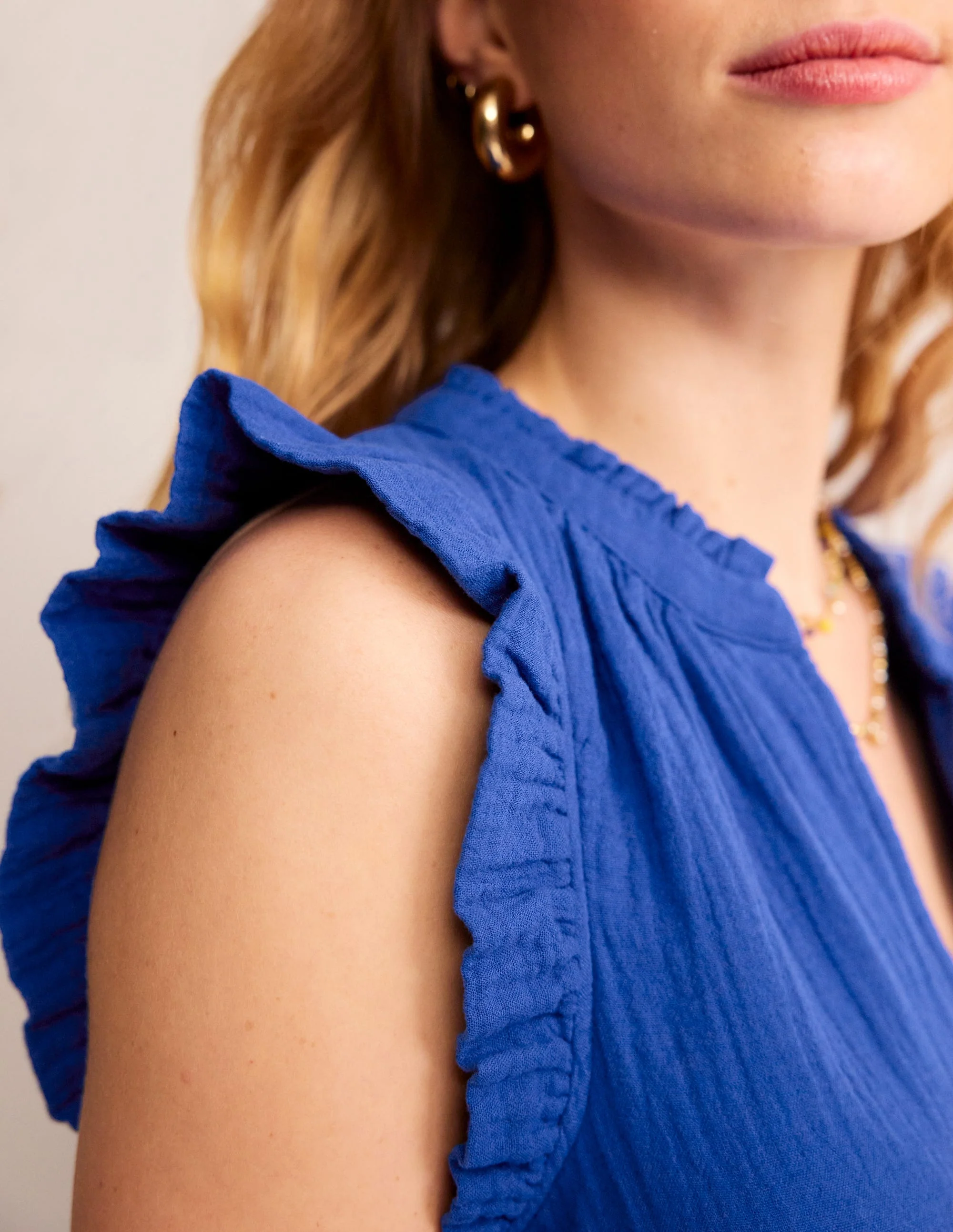 Daisy Kurzes Doppeltuch-Kleid-Beacon - Image 3