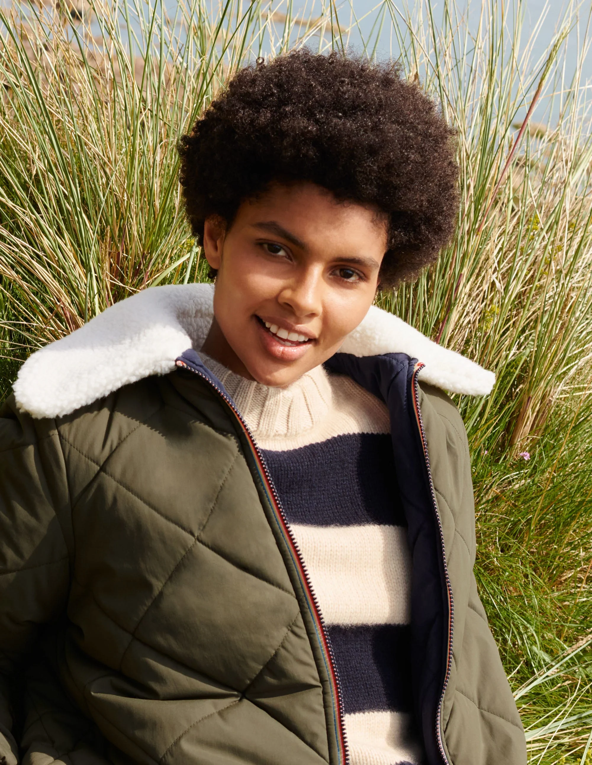 Danby Steppmantel-Khaki - Image 5