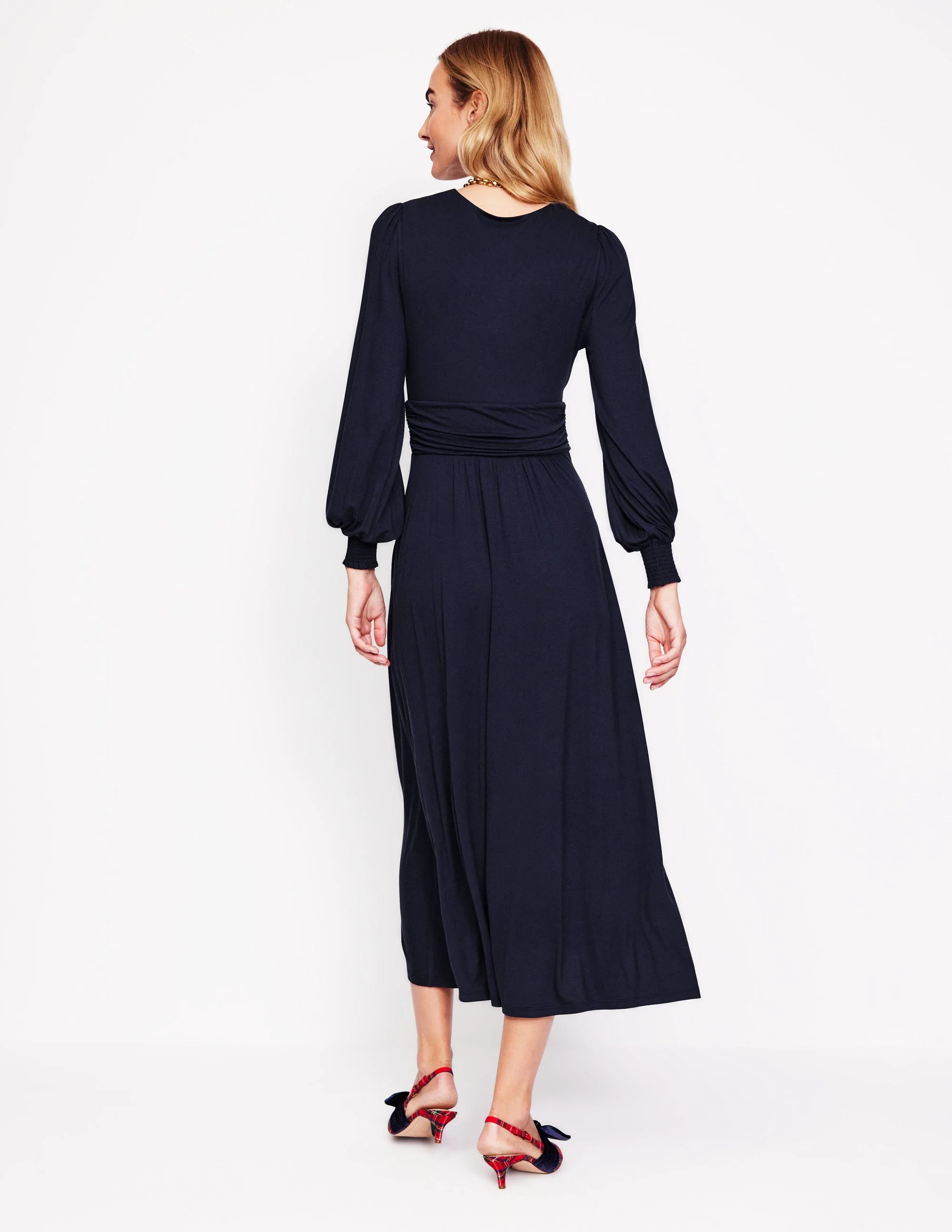 Daphne Maxikleid aus Jersey-Aqua Marine Marl - Image 3