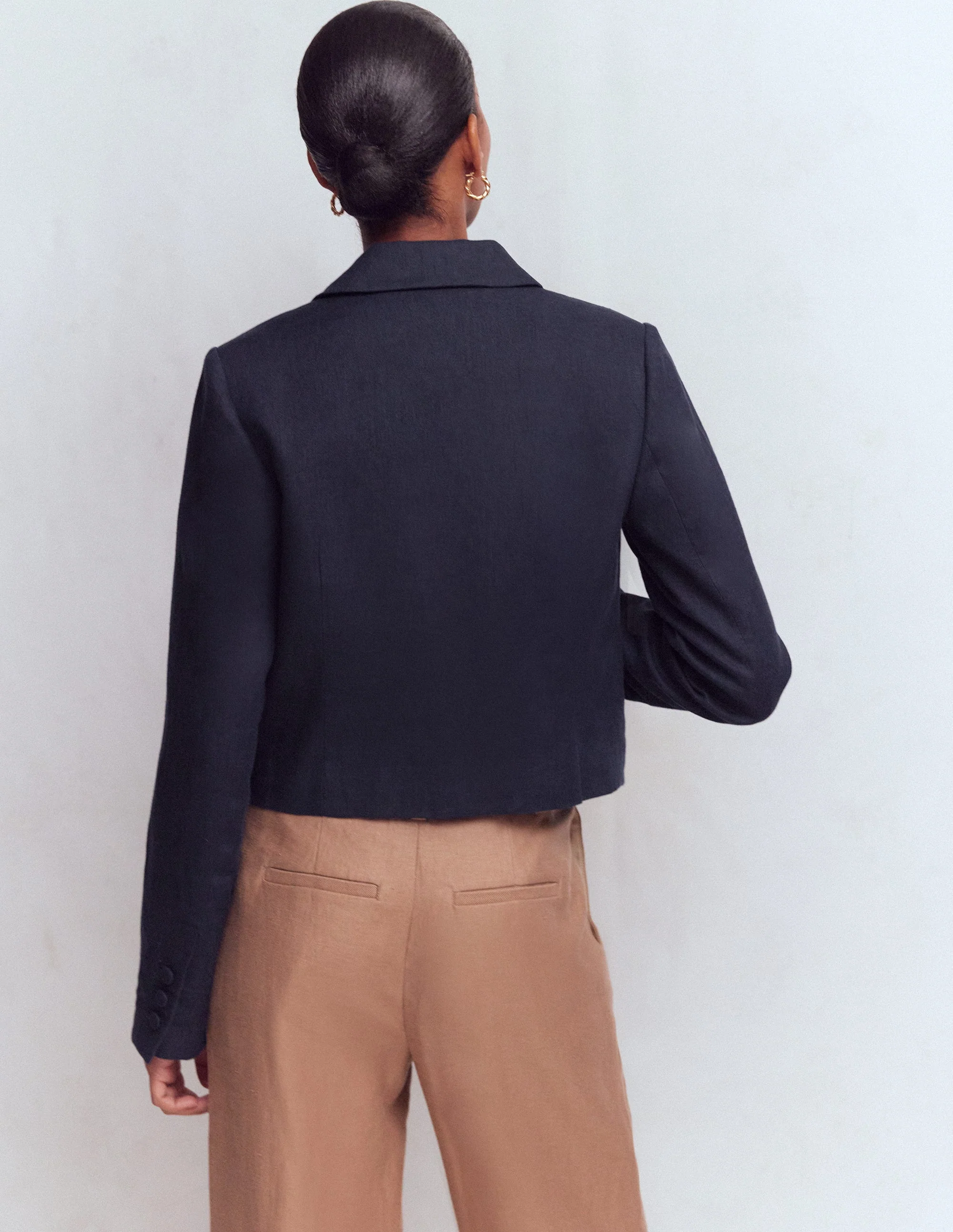 Dartmouth Leinenblazer-Marineblau - Image 3
