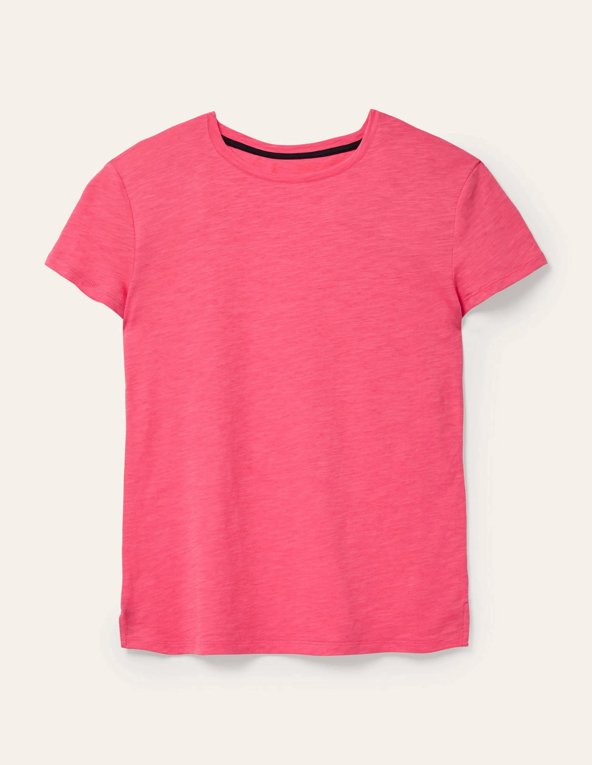 Das Boyfriend-T-Shirt aus Baumwolle-Bonbonrosa - Image 5