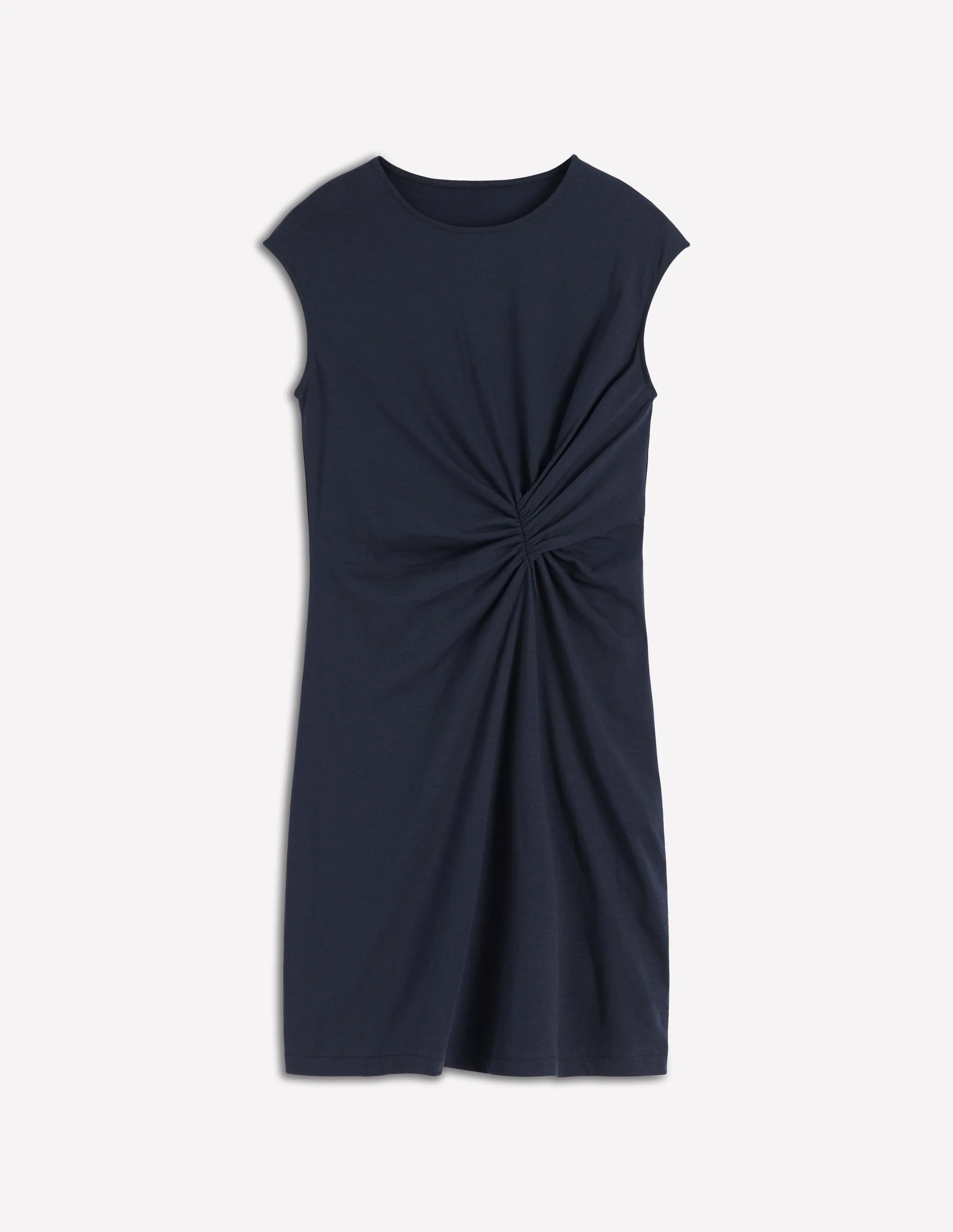 Delilah Kurzes Kleid mit Twistdetail-Marineblau - Image 6