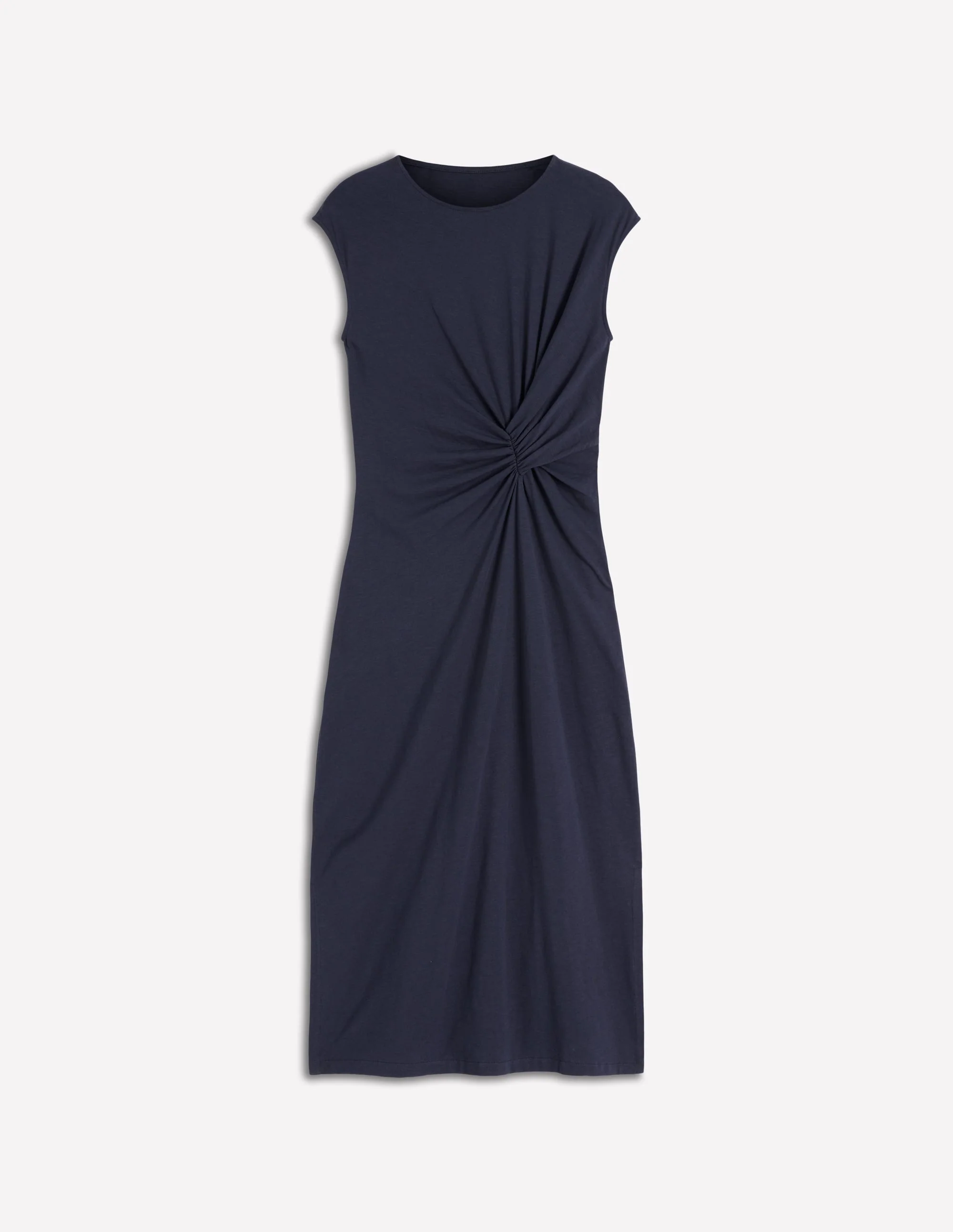 Delilah Midikleid mit Twistdetail-Marineblau - Image 10