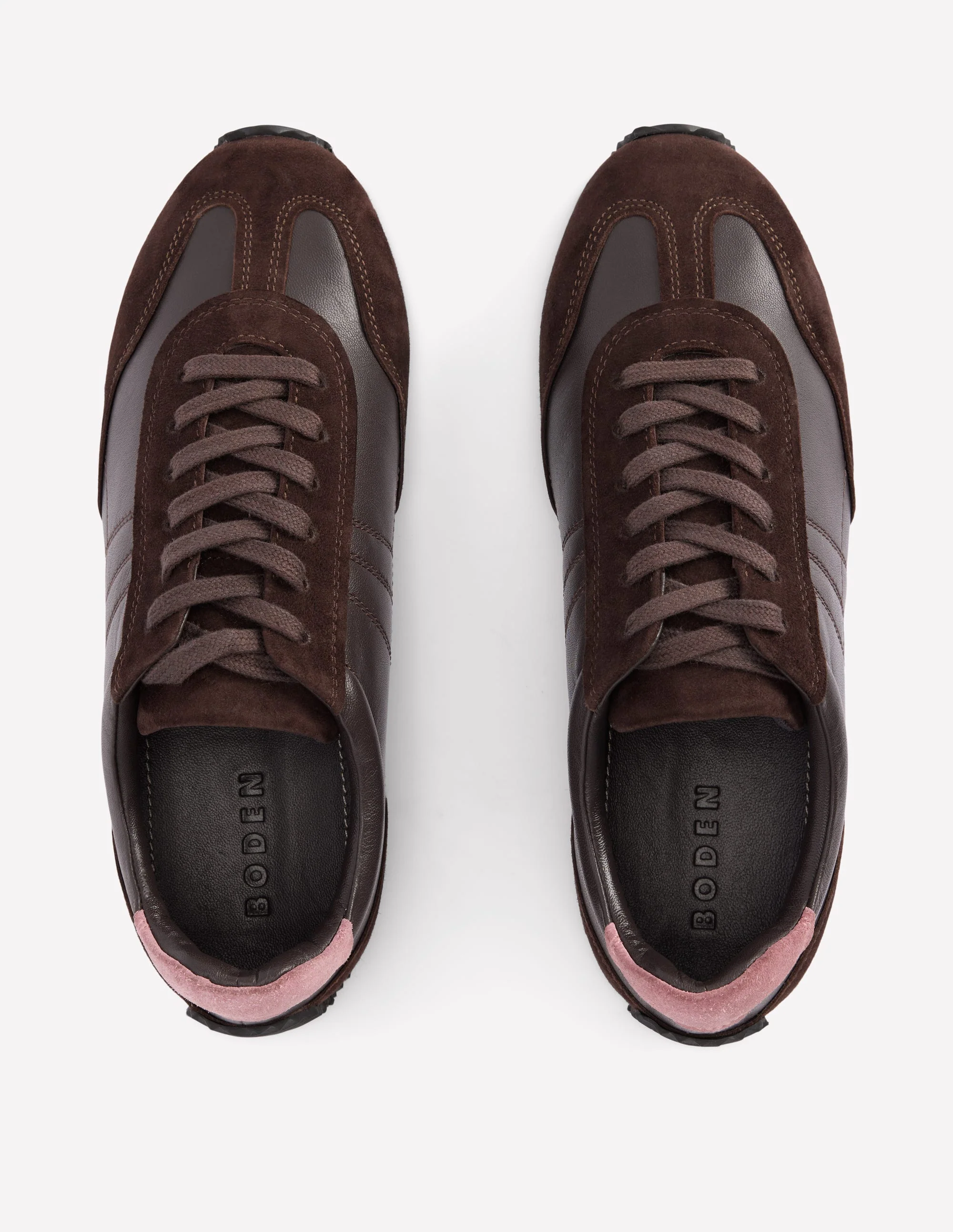 Delphine Sneaker mit schmaler Sohle-Schoko - Image 5