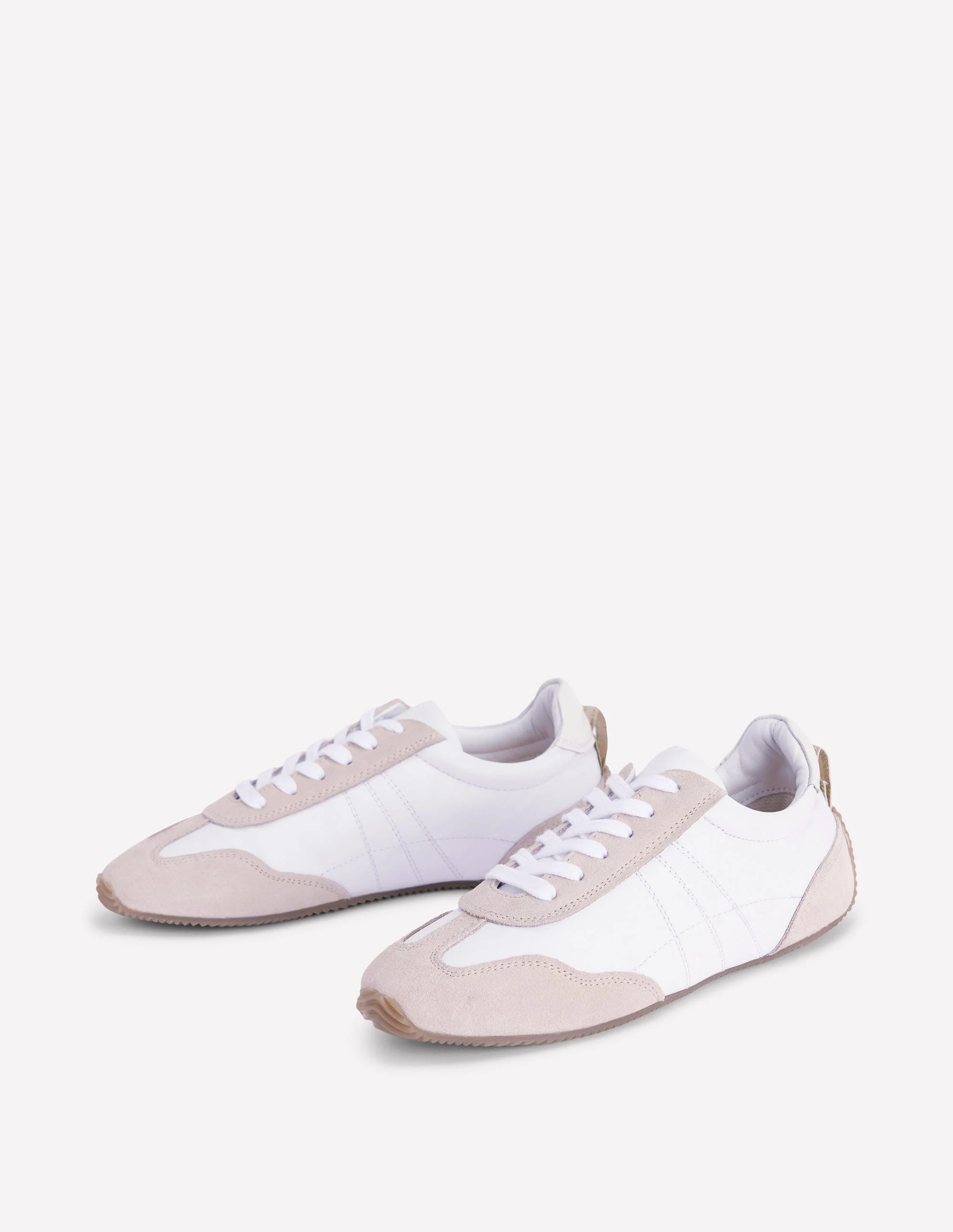 Delphine Sneaker mit schmaler Sohle-Weiß Mix - Image 3