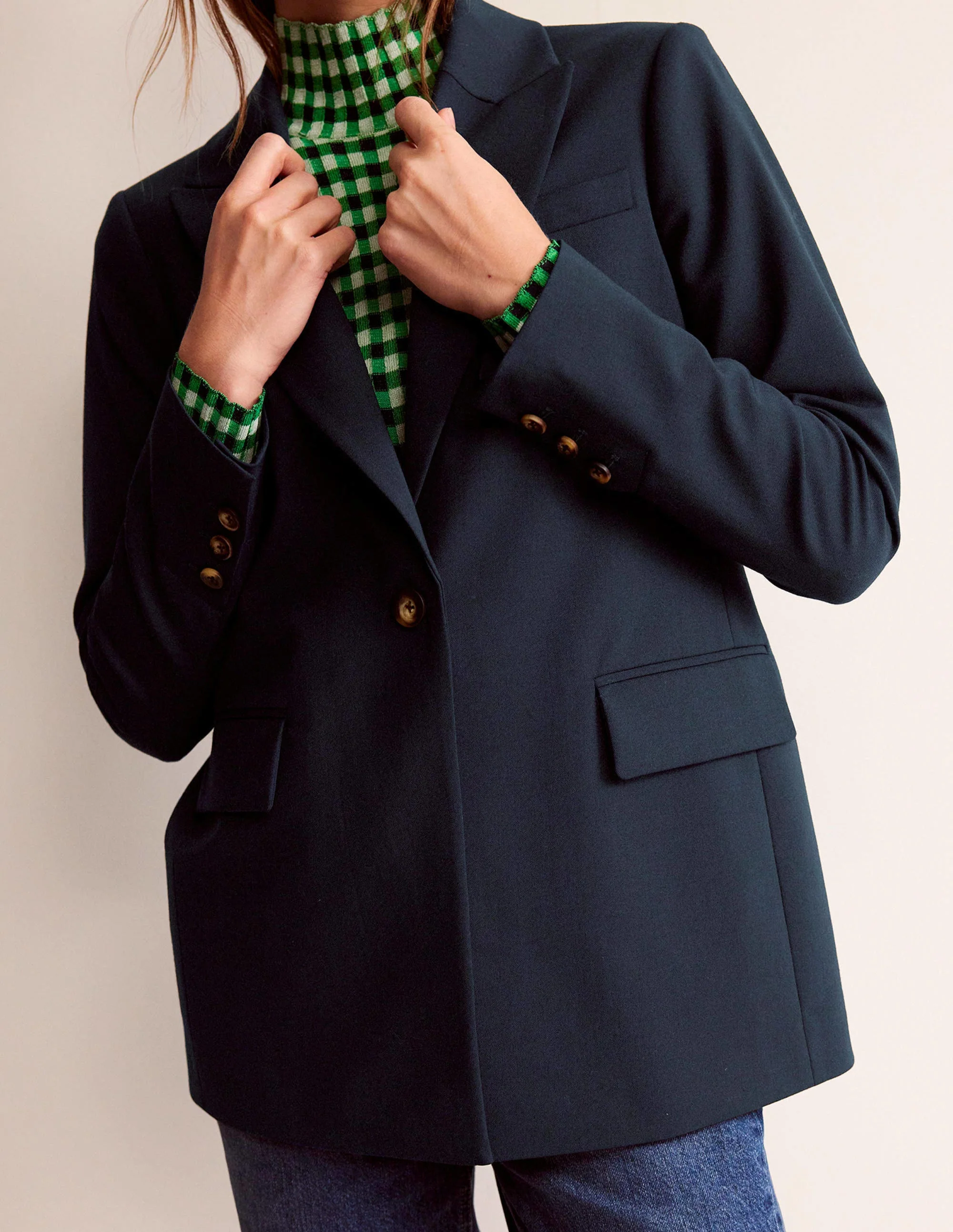 Der Bloomsbury Woll-Blazer-Marineblau - Image 2