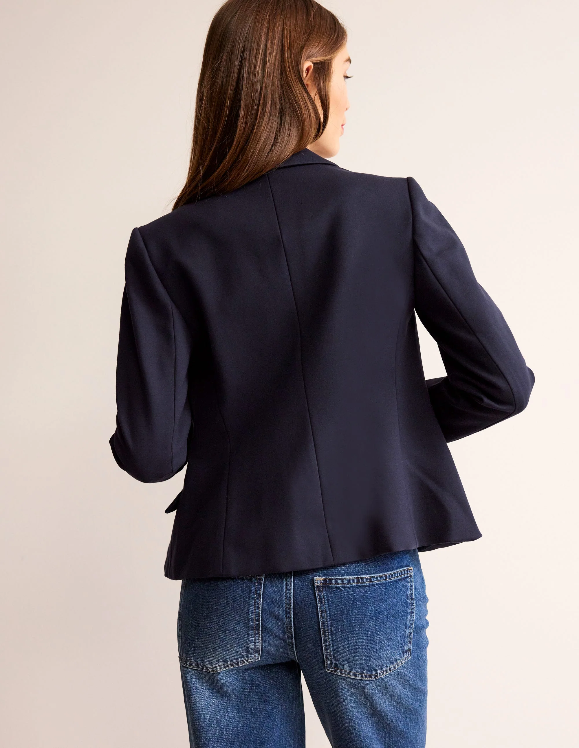 Der Canonbury Jersey-Blazer-Marineblau - Image 3