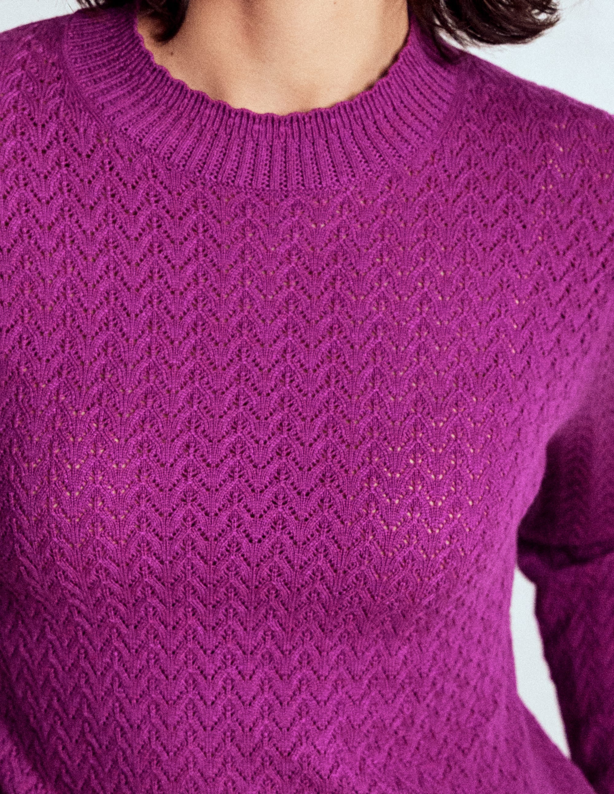 Diane Pointelle-Pullover-Königliches Lila - Image 2
