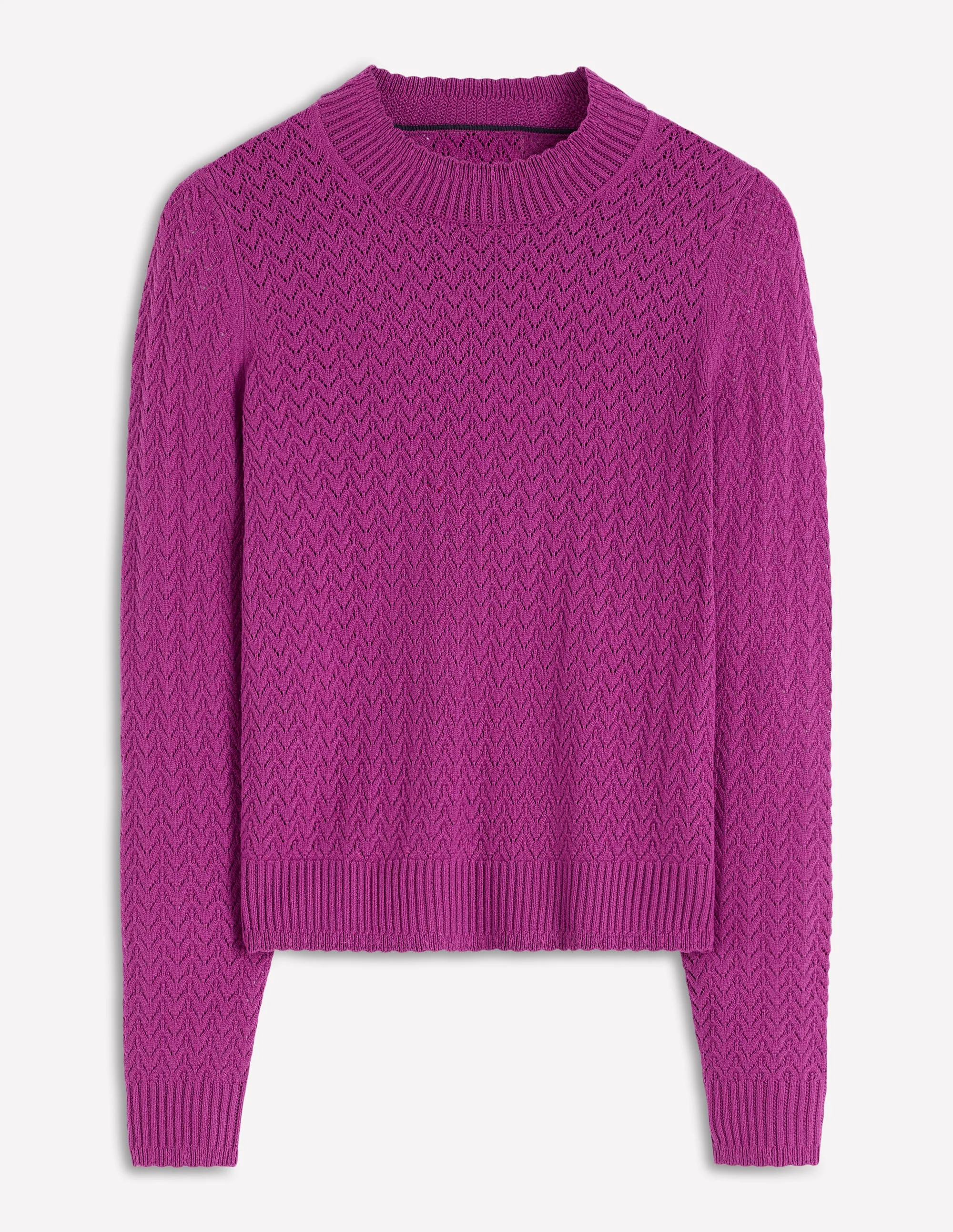 Diane Pointelle-Pullover-Königliches Lila - Image 5