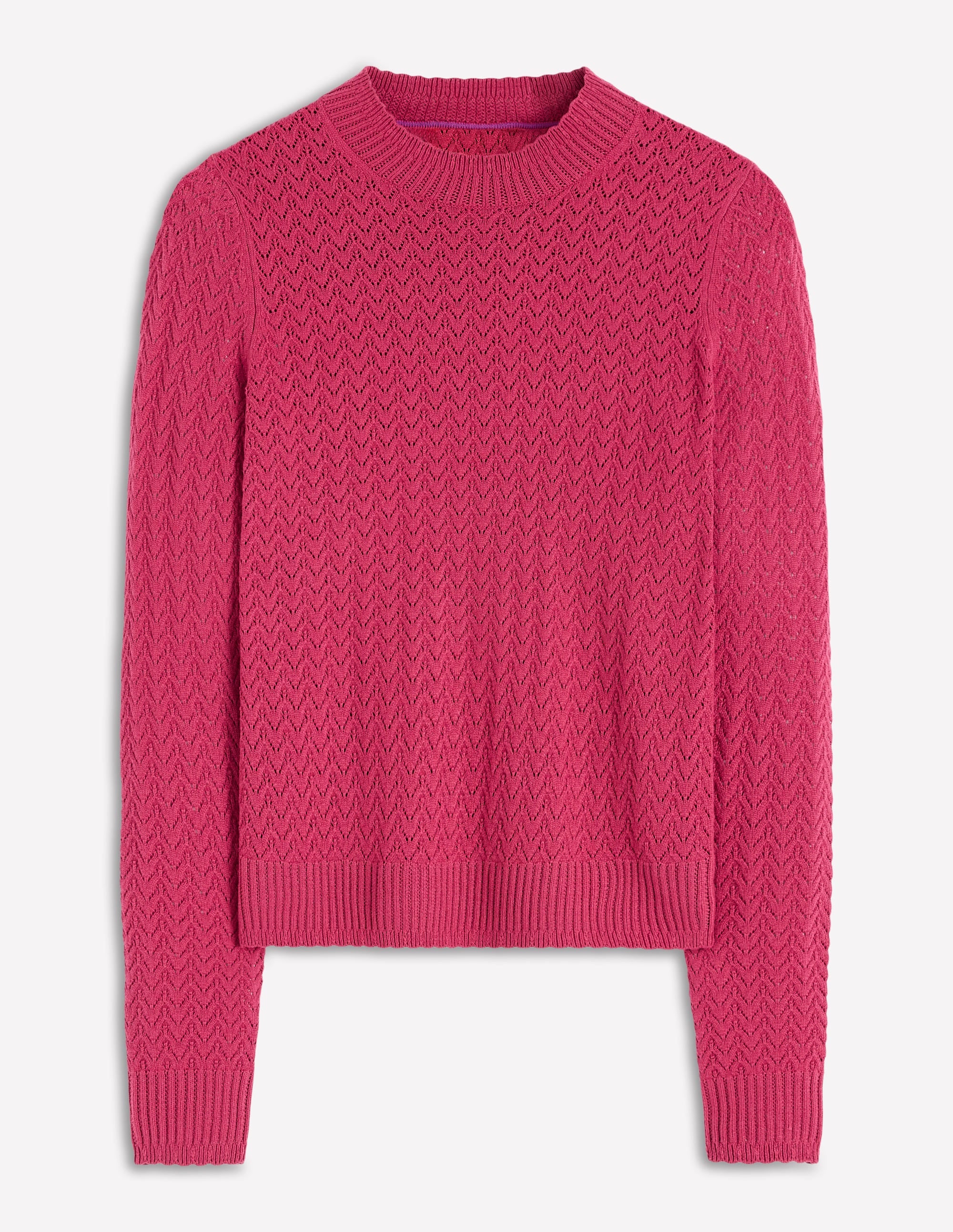 Diane Pointelle-Pullover-Leuchtende Kirsche - Image 5