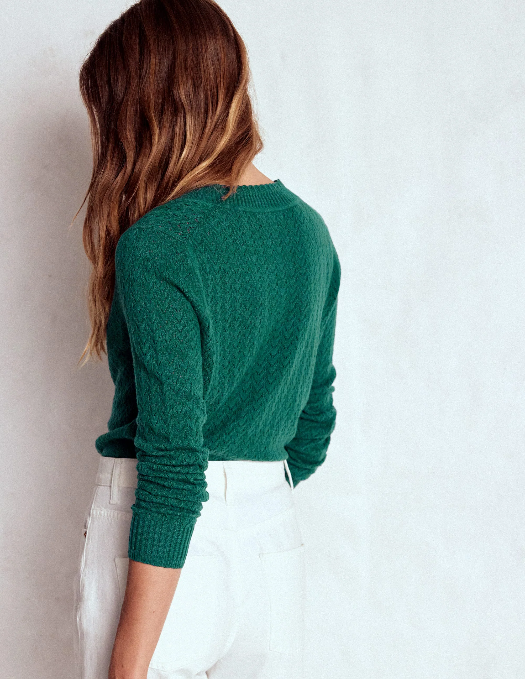 Diane Pointelle-Strickjacke-Entengrün - Image 3