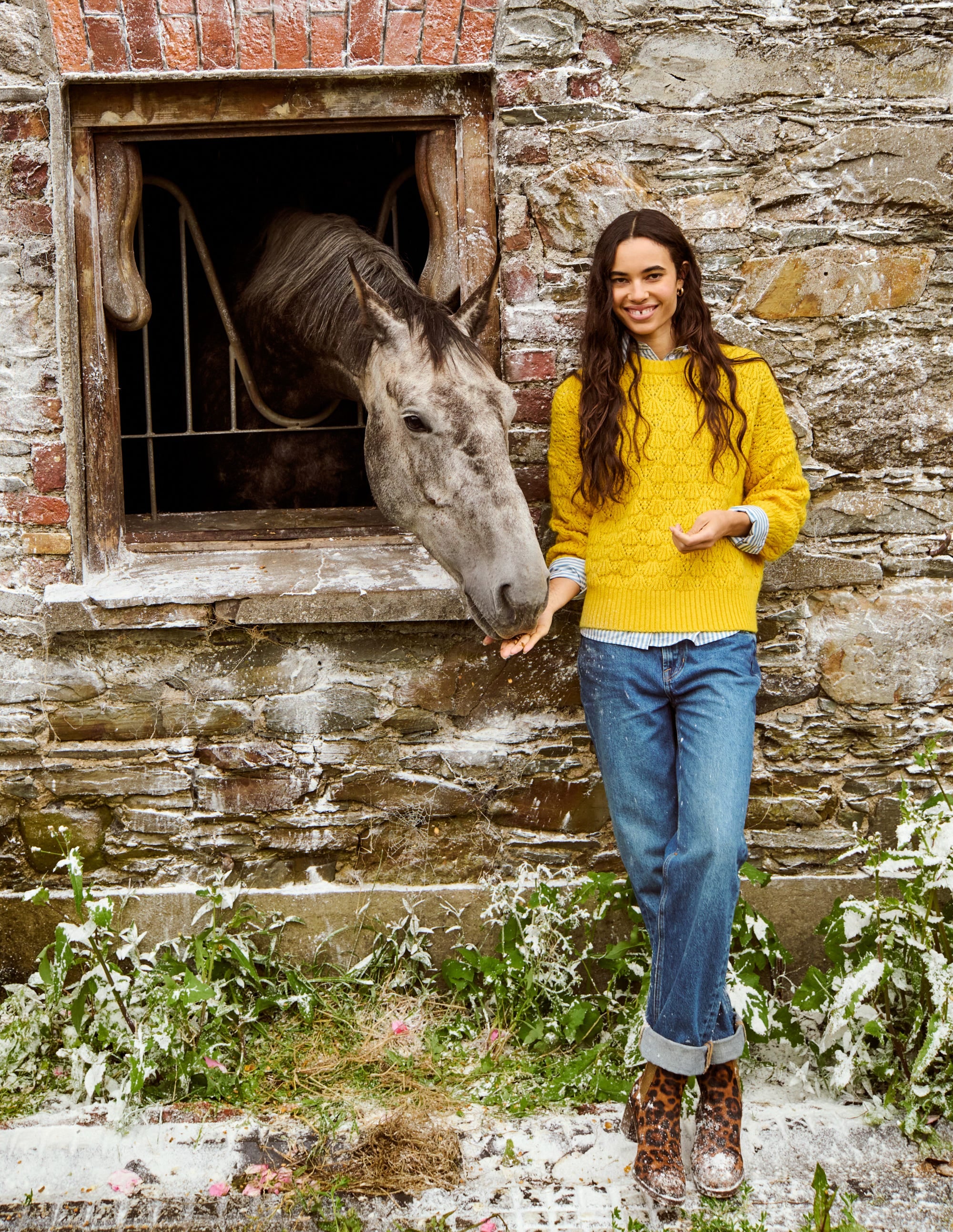 Dicker Pointelle-Pullover-Ananas - Image 5